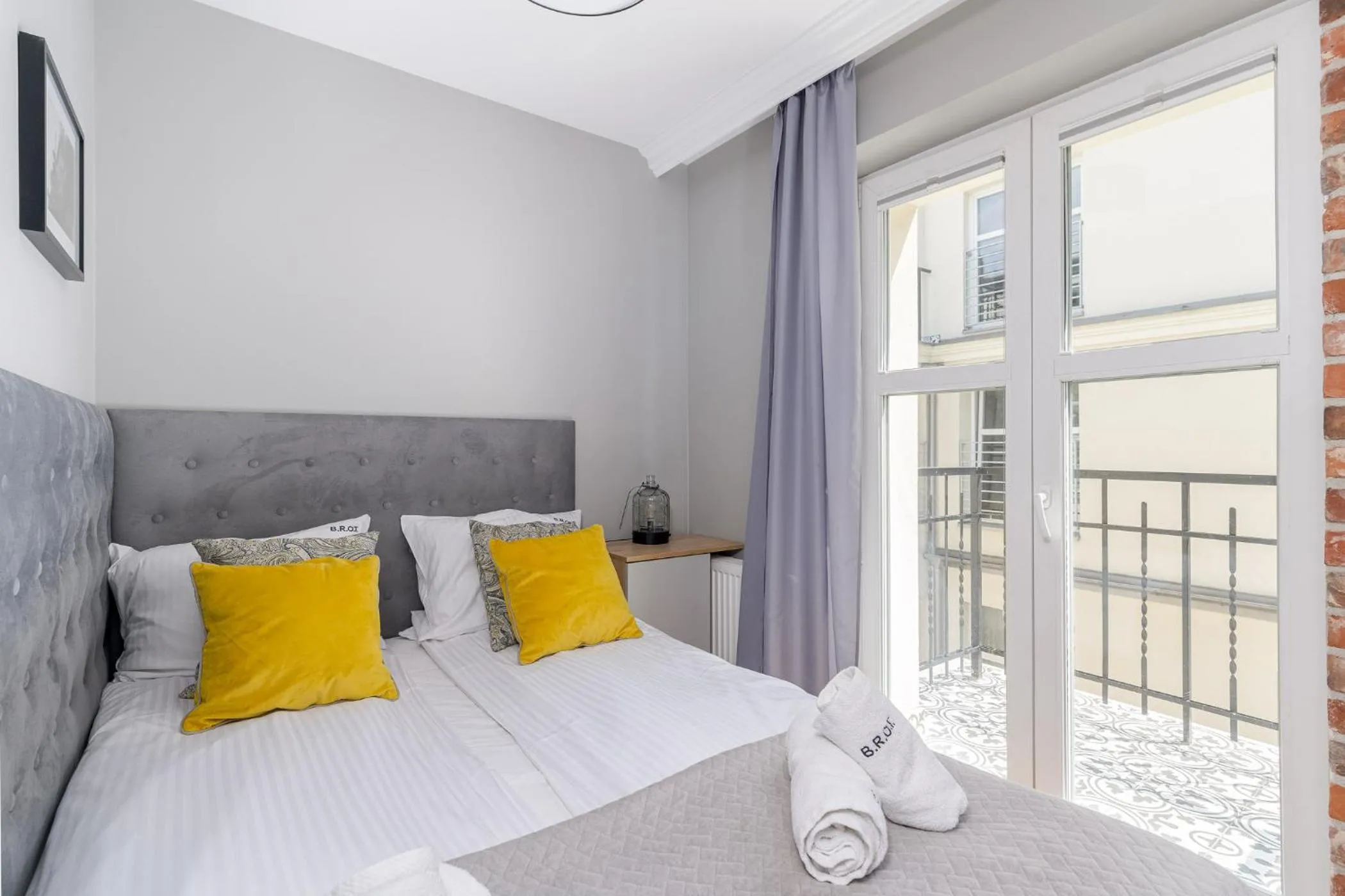 Bed in Saint Florian's Suites - Old Town Luxury Apartments - by Upstairs