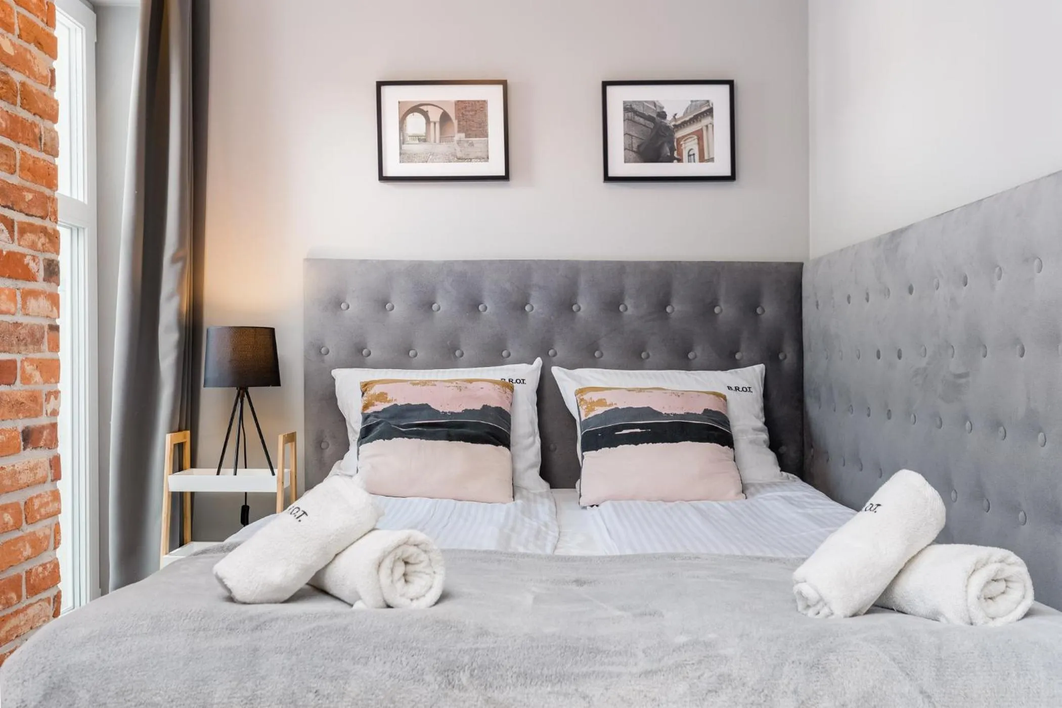 Bed in Saint Florian's Suites - Old Town Luxury Apartments - by Upstairs