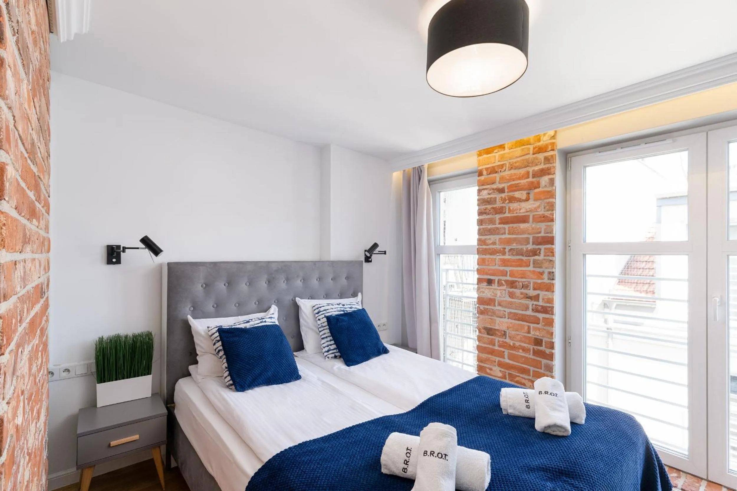 Bed in Saint Florian's Suites - Old Town Luxury Apartments - by Upstairs