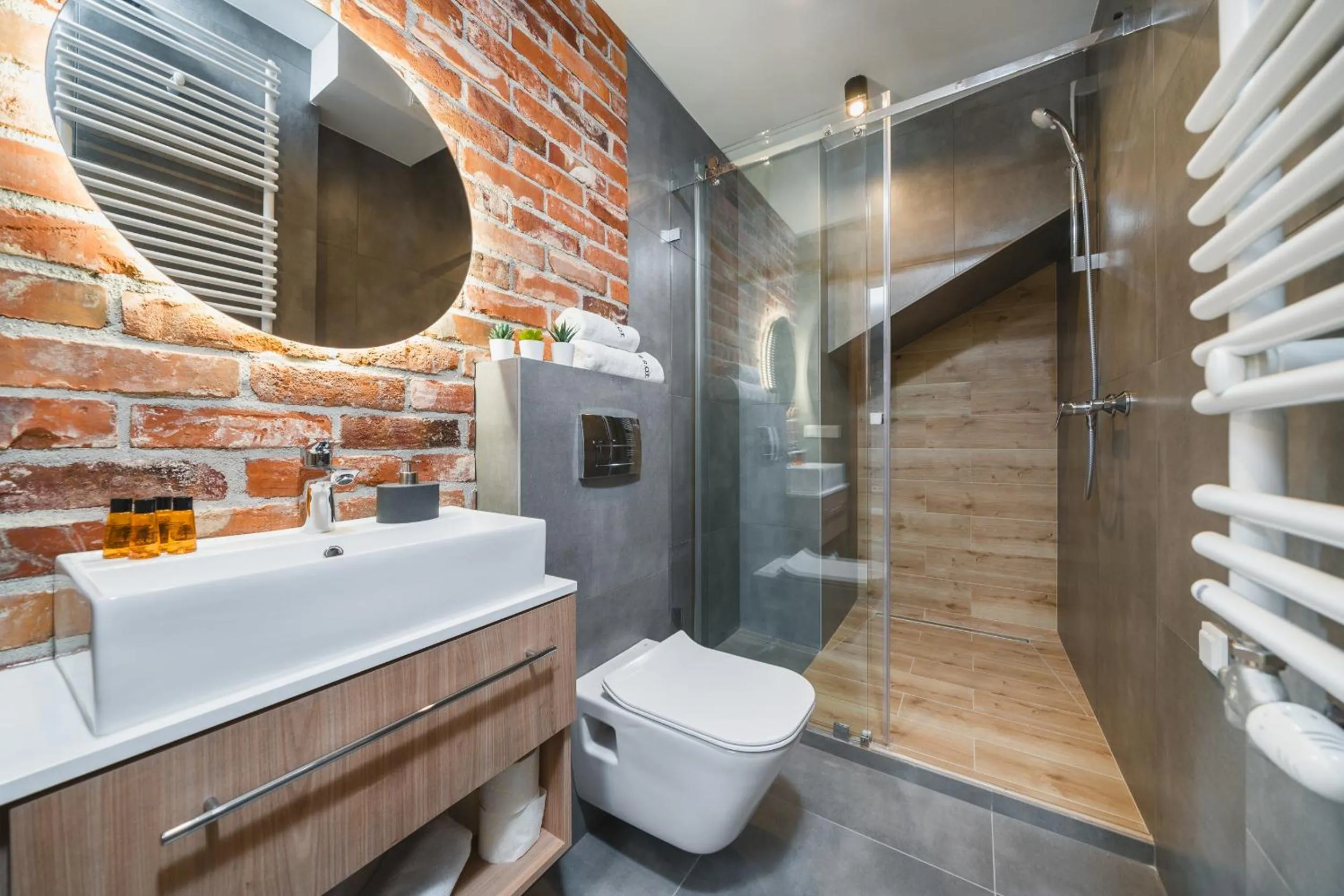 Shower in Saint Florian's Suites - Old Town Luxury Apartments - by Upstairs