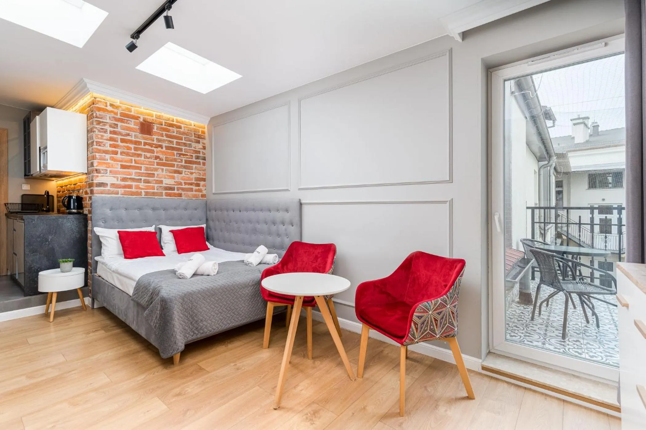Bed in Saint Florian's Suites - Old Town Luxury Apartments - by Upstairs