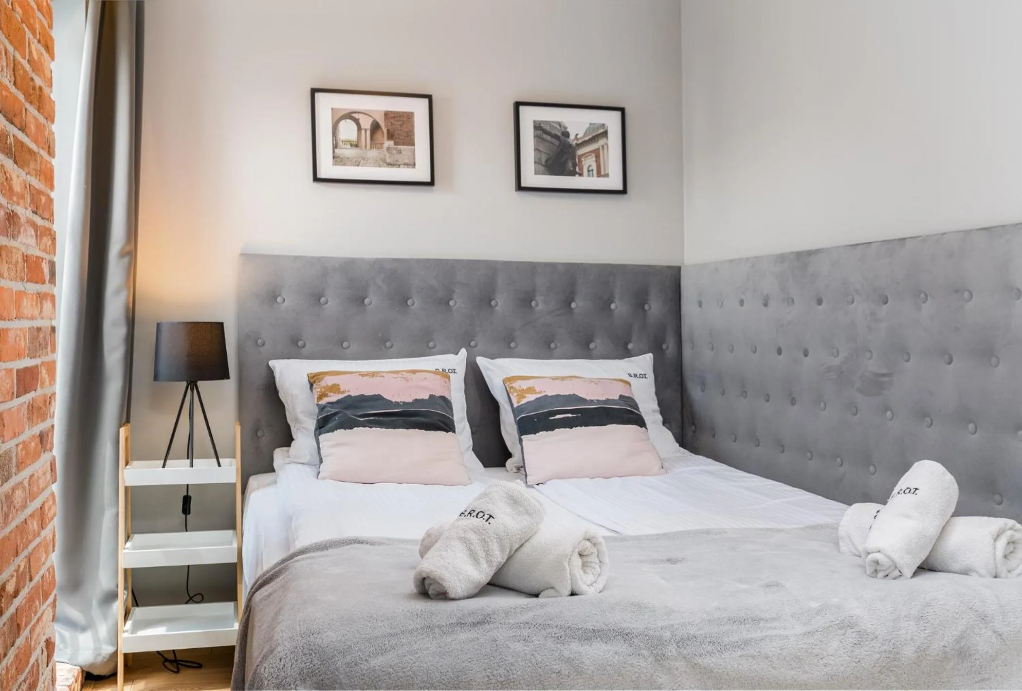 Bed in Saint Florian's Suites - Old Town Luxury Apartments - by Upstairs