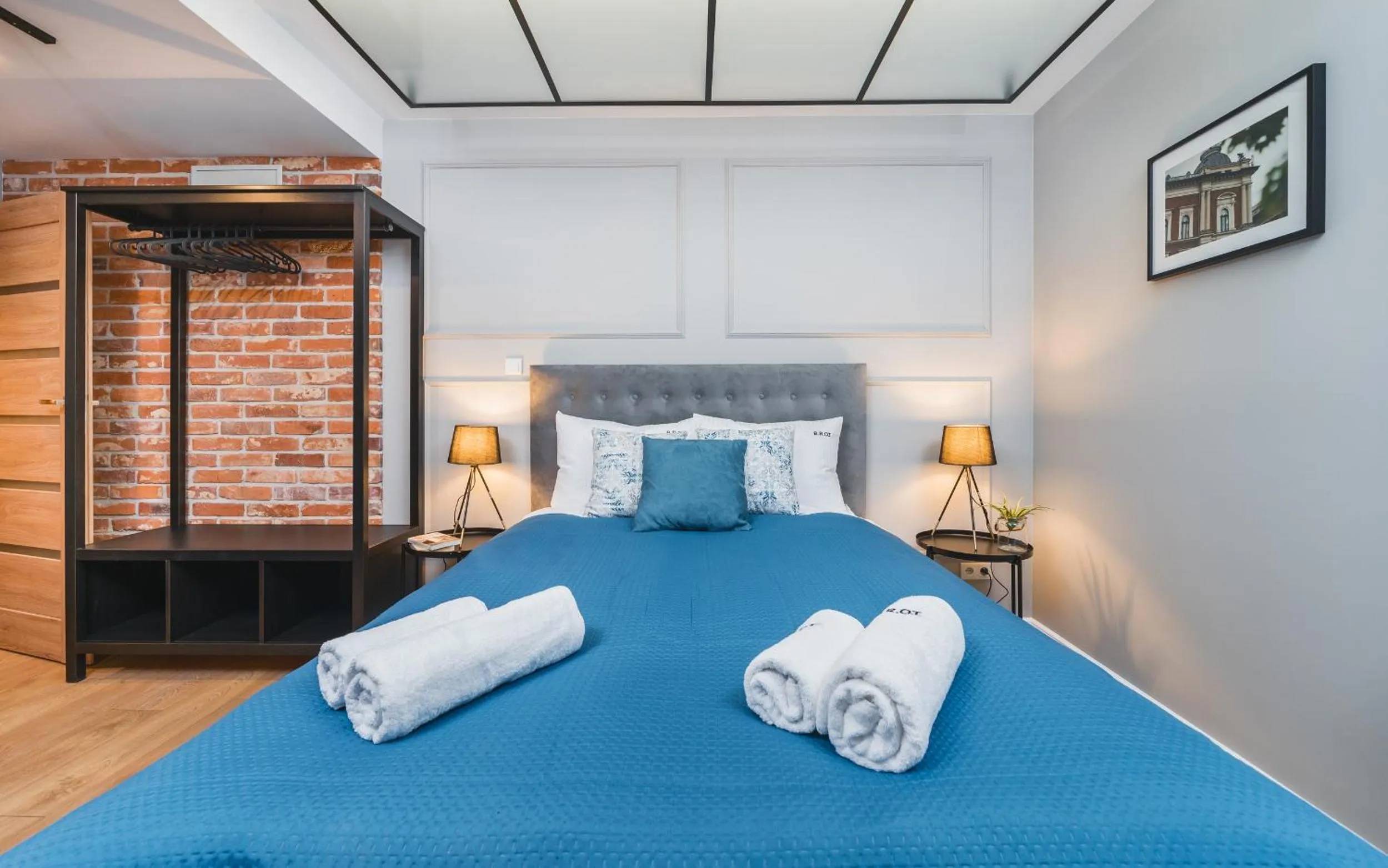 Bed in Saint Florian's Suites - Old Town Luxury Apartments - by Upstairs