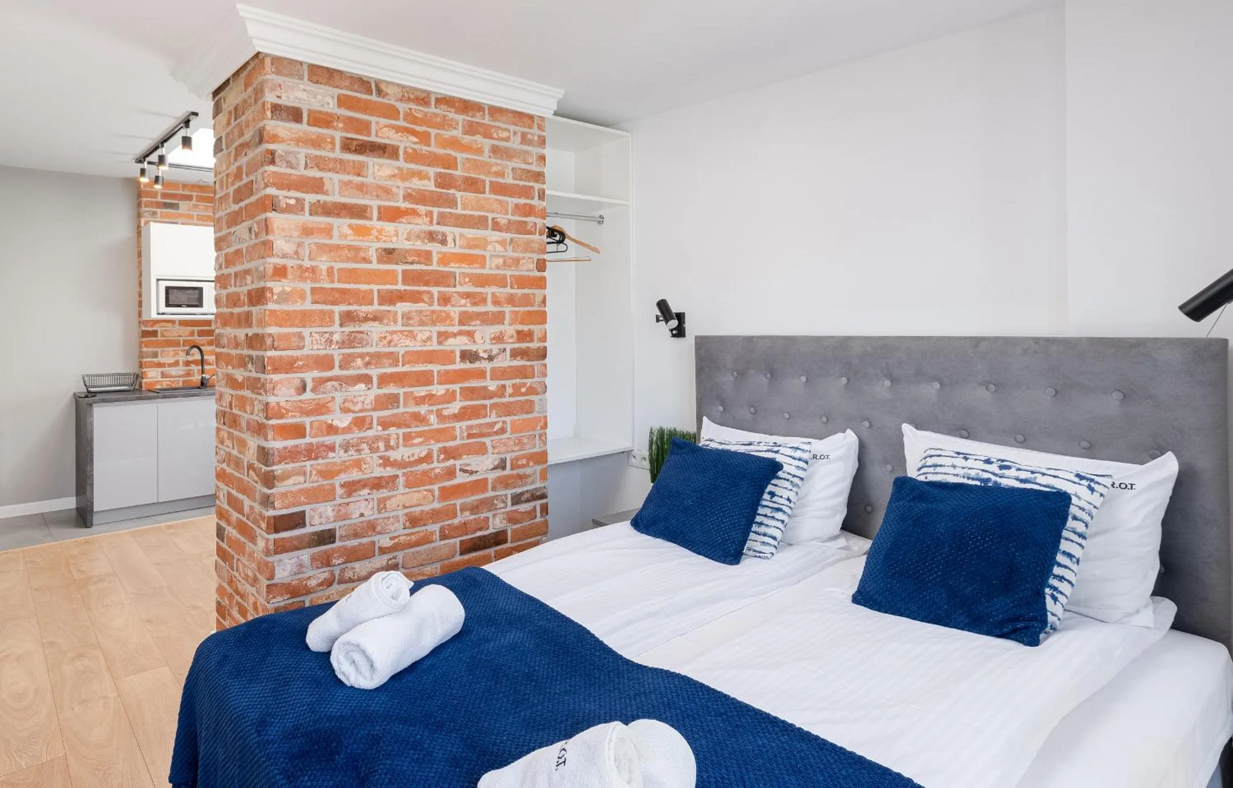 Bed in Saint Florian's Suites - Old Town Luxury Apartments - by Upstairs