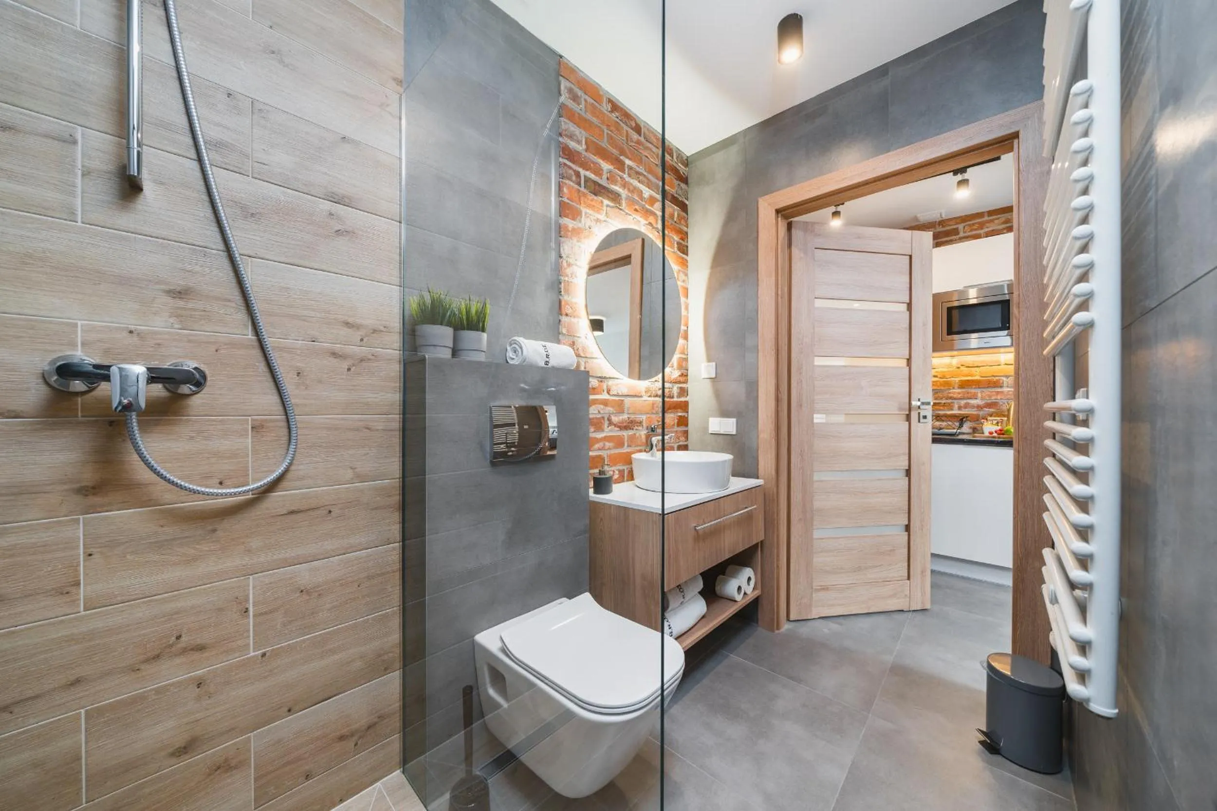 Shower in Saint Florian's Suites - Old Town Luxury Apartments - by Upstairs