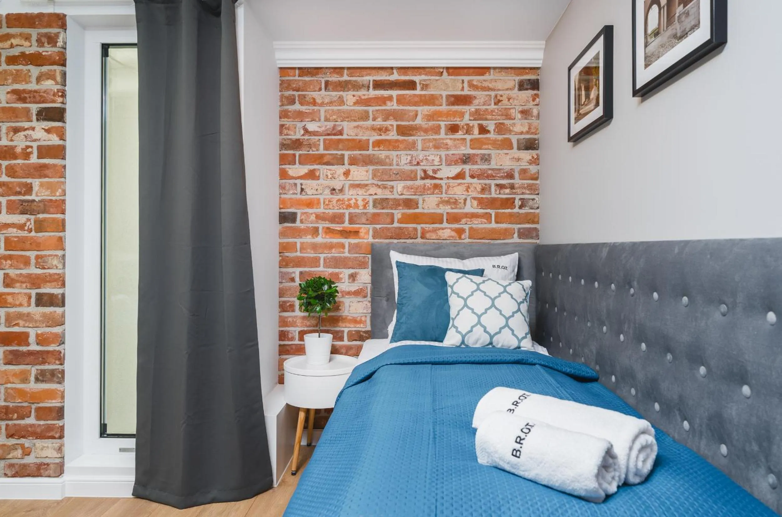 Bed in Saint Florian's Suites - Old Town Luxury Apartments - by Upstairs