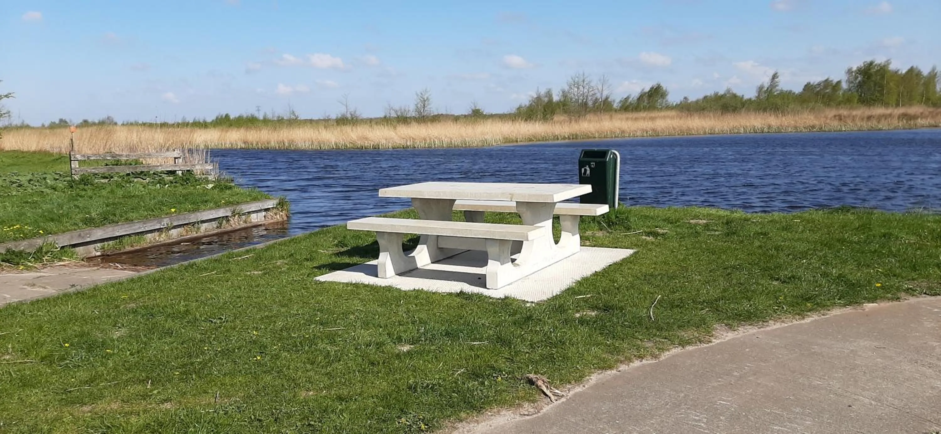 Natural landscape in 't Bûtefjild