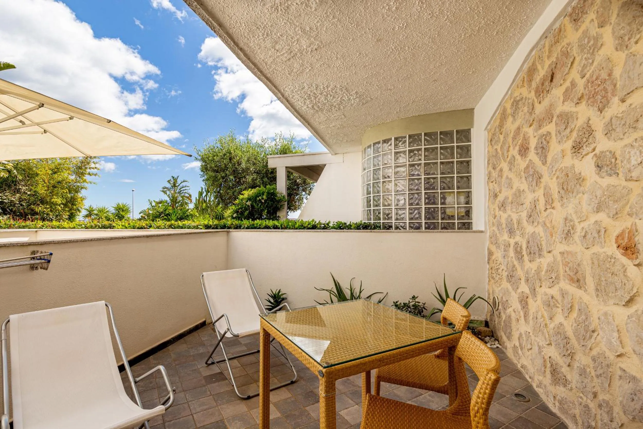 Balcony/Terrace in Hotel Residence Hibiscus