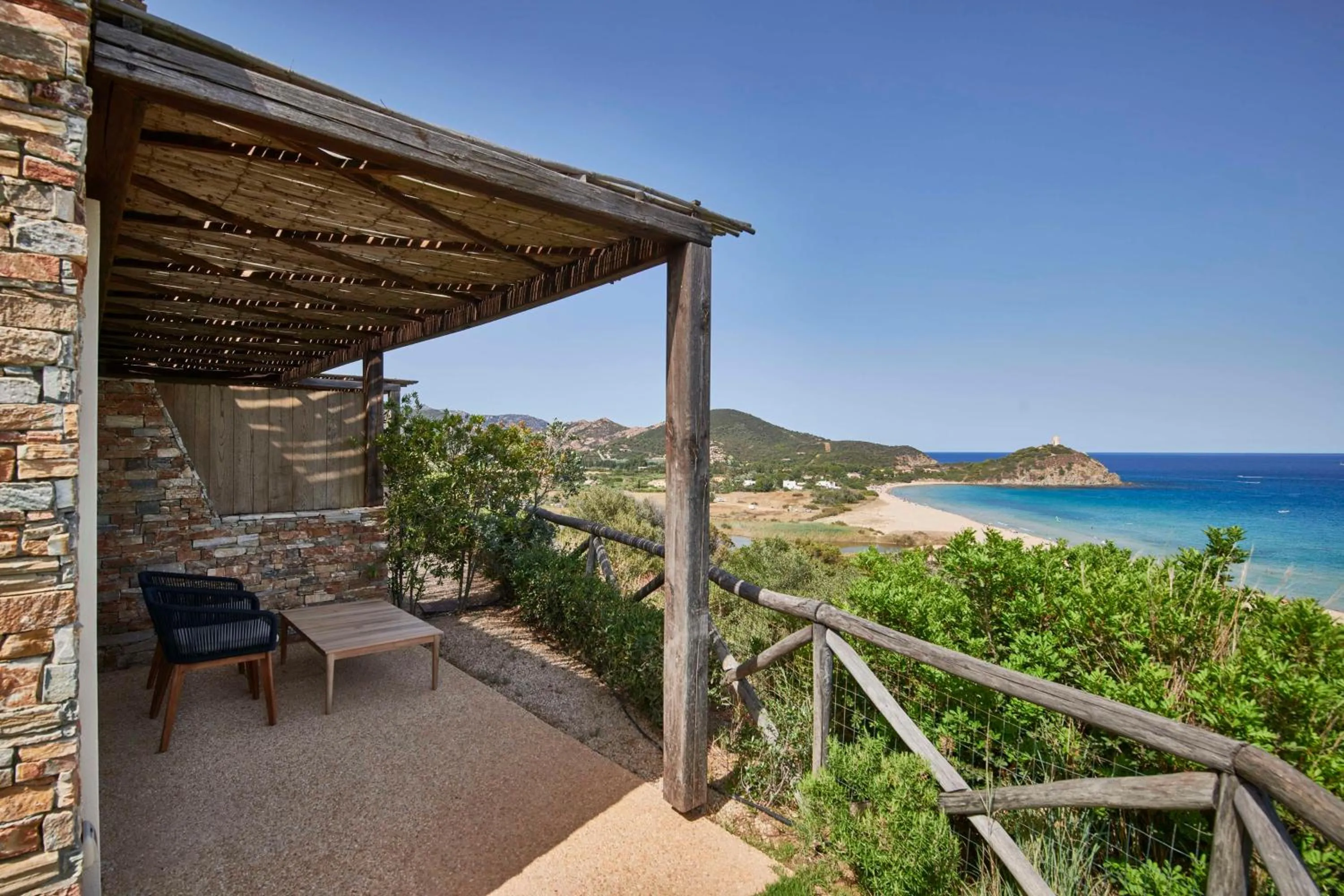 View (from property/room) in Baia Di Chia Resort Sardinia, Curio Collection By Hilton