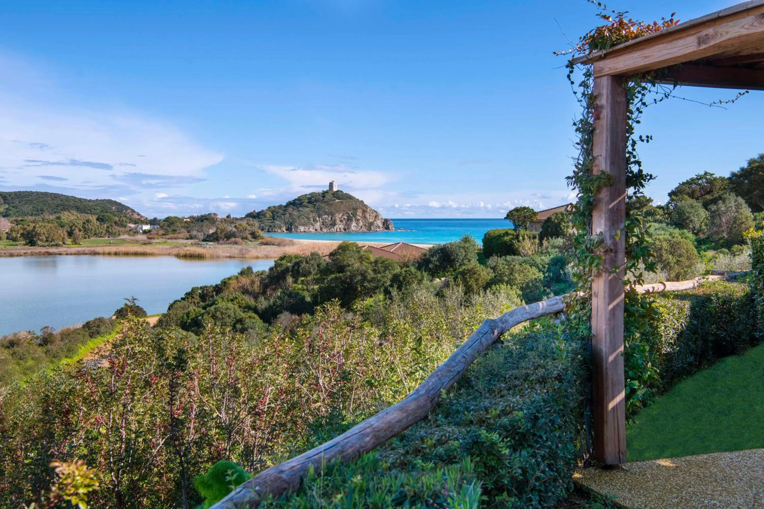 View (from property/room) in Baia Di Chia Resort Sardinia, Curio Collection By Hilton