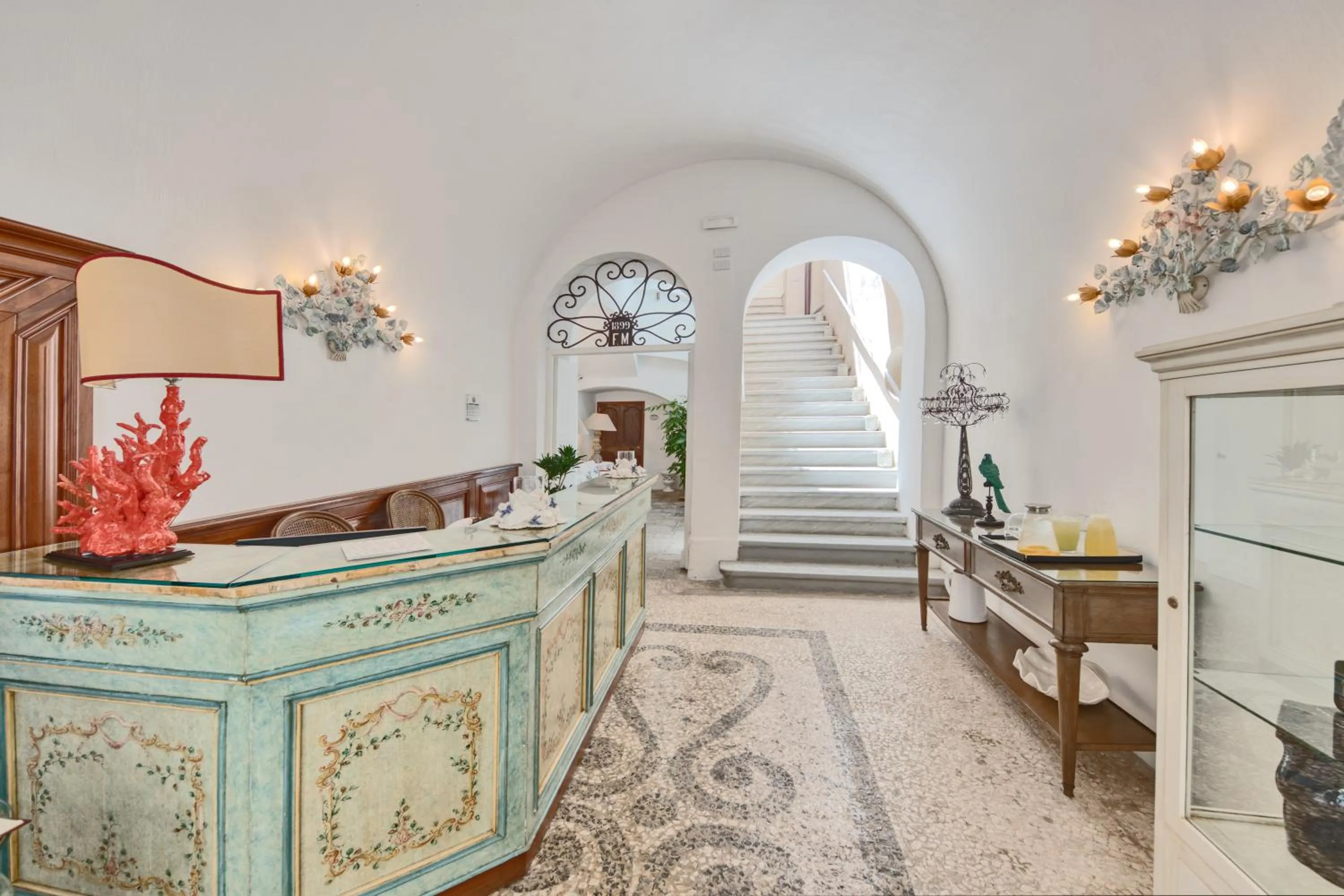 Lobby or reception in Palazzo Mosco - Dimora Storica