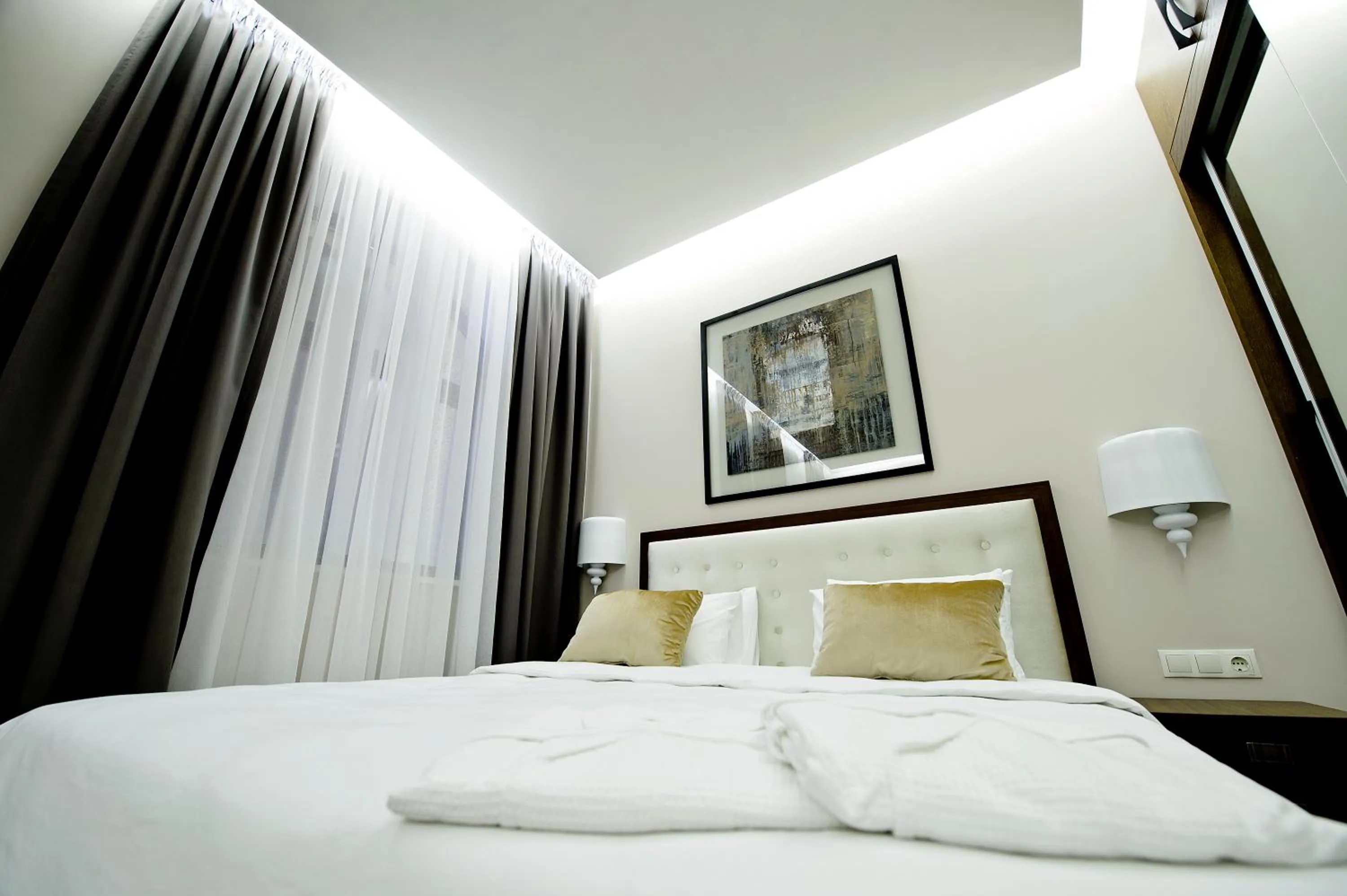 Bed in Golden Palace Batumi Hotel & Casino