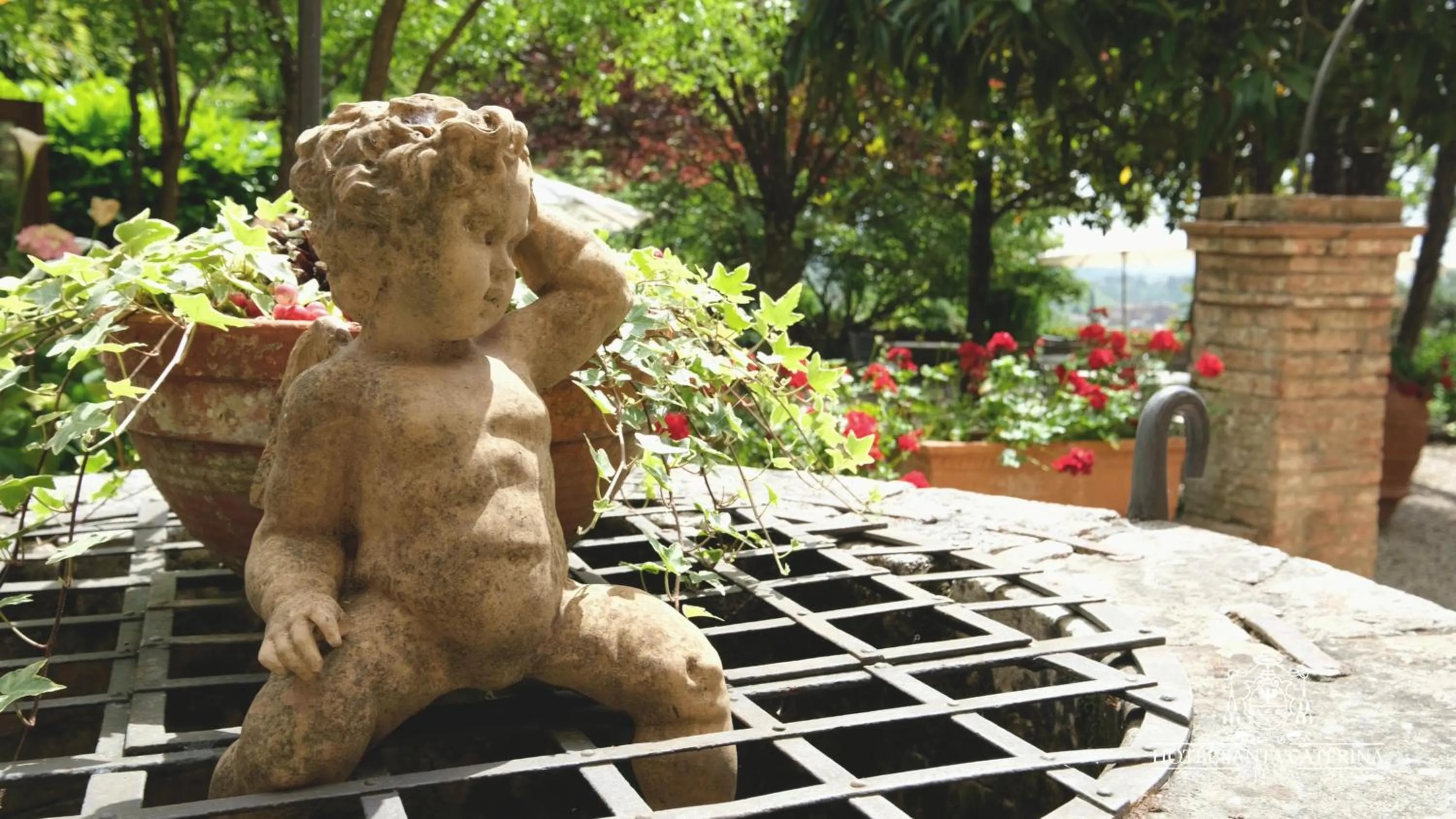 Garden in Hotel Santa Caterina