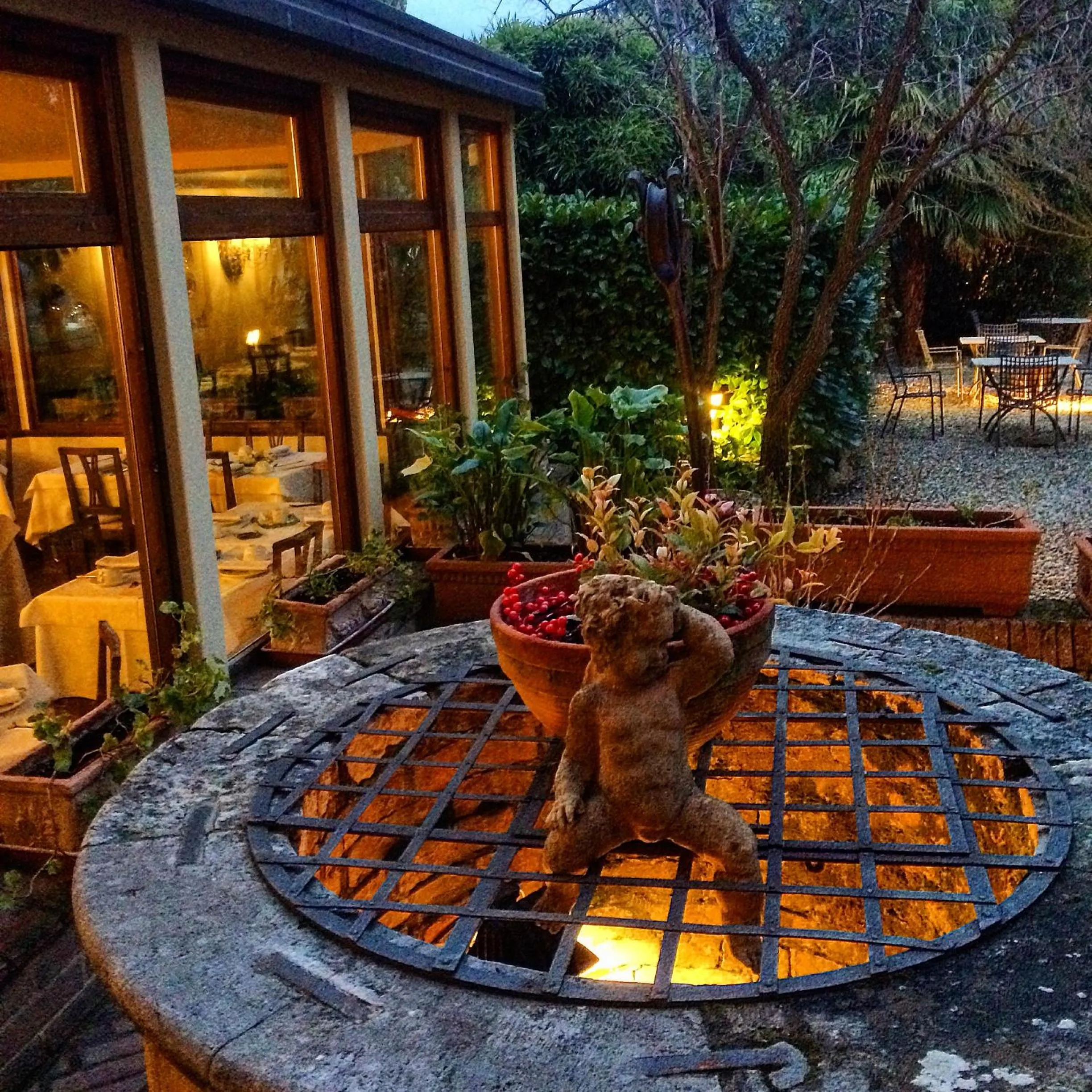 Garden in Hotel Santa Caterina