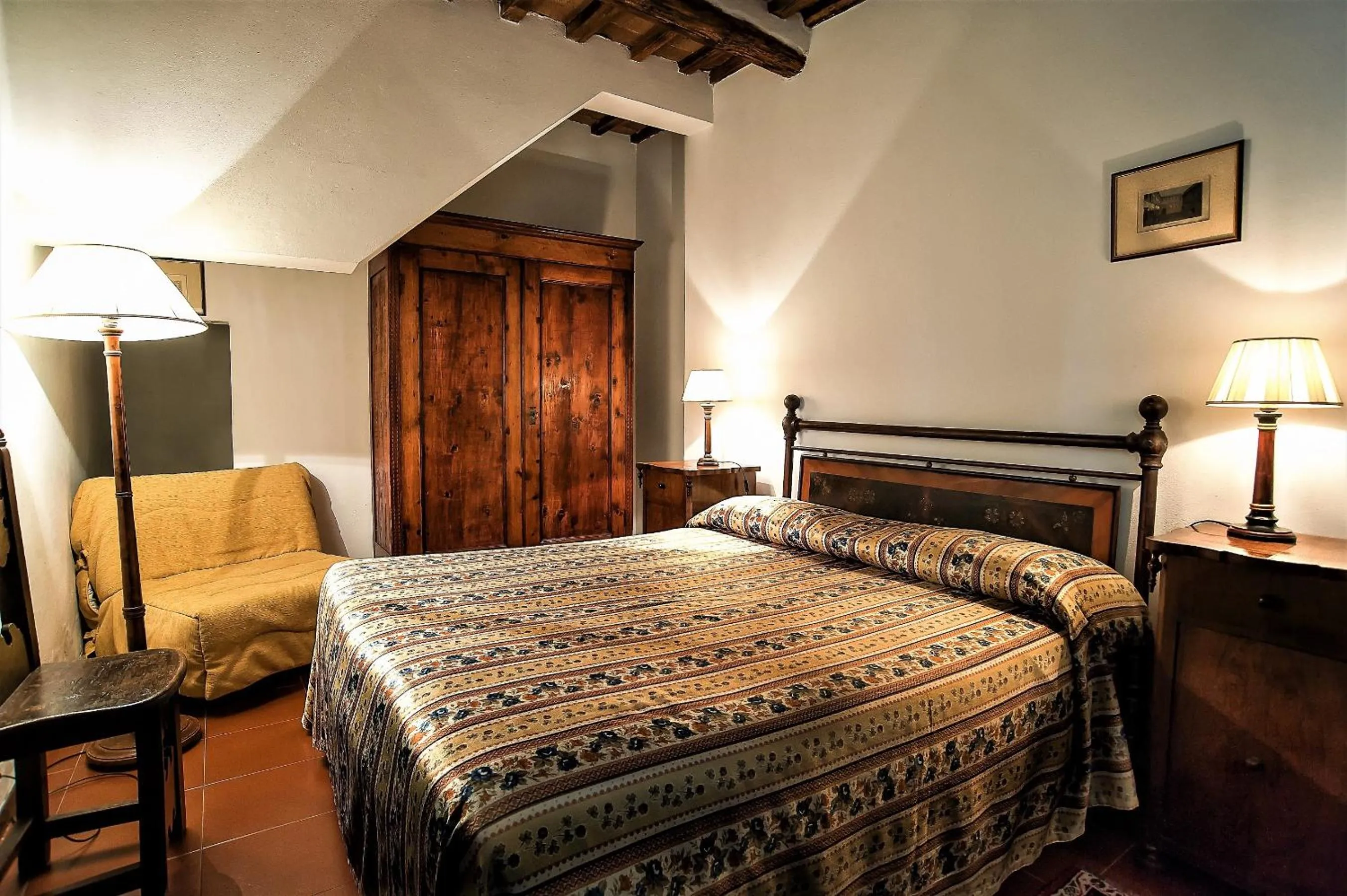 Bedroom, Bed in Hotel Santa Caterina