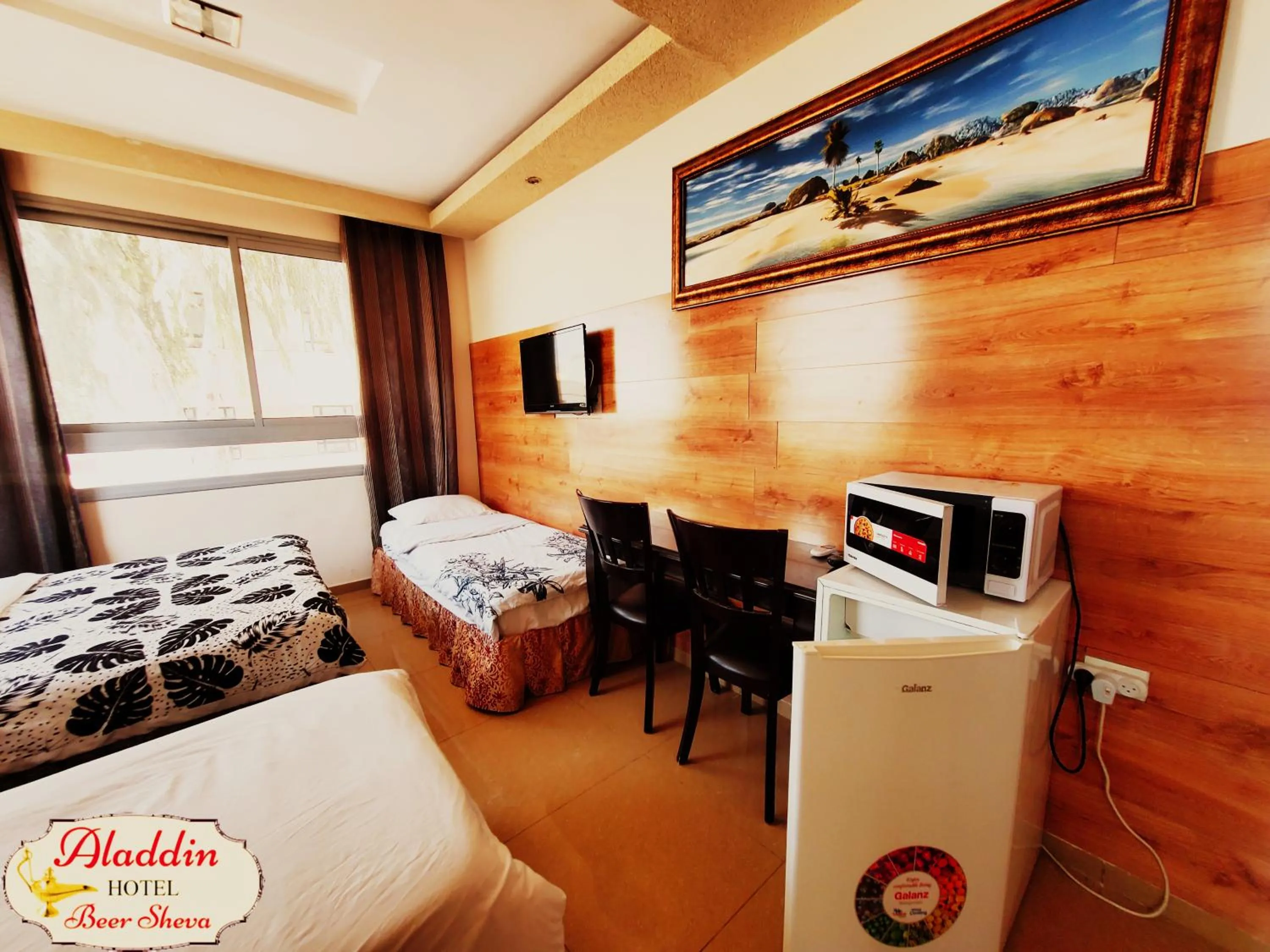 Bed in Aladdin Hotel Beer Sheva