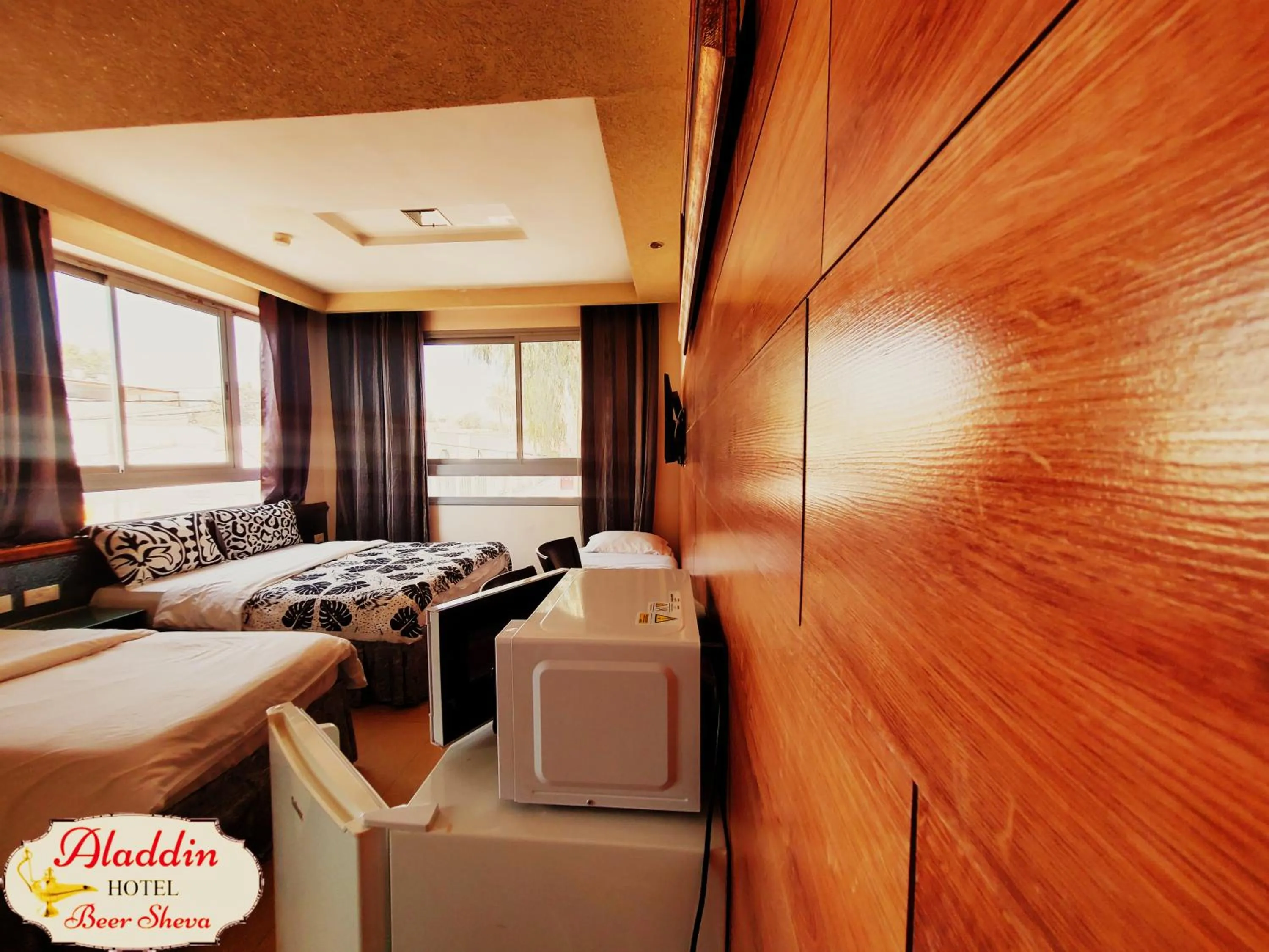 Bed in Aladdin Hotel Beer Sheva