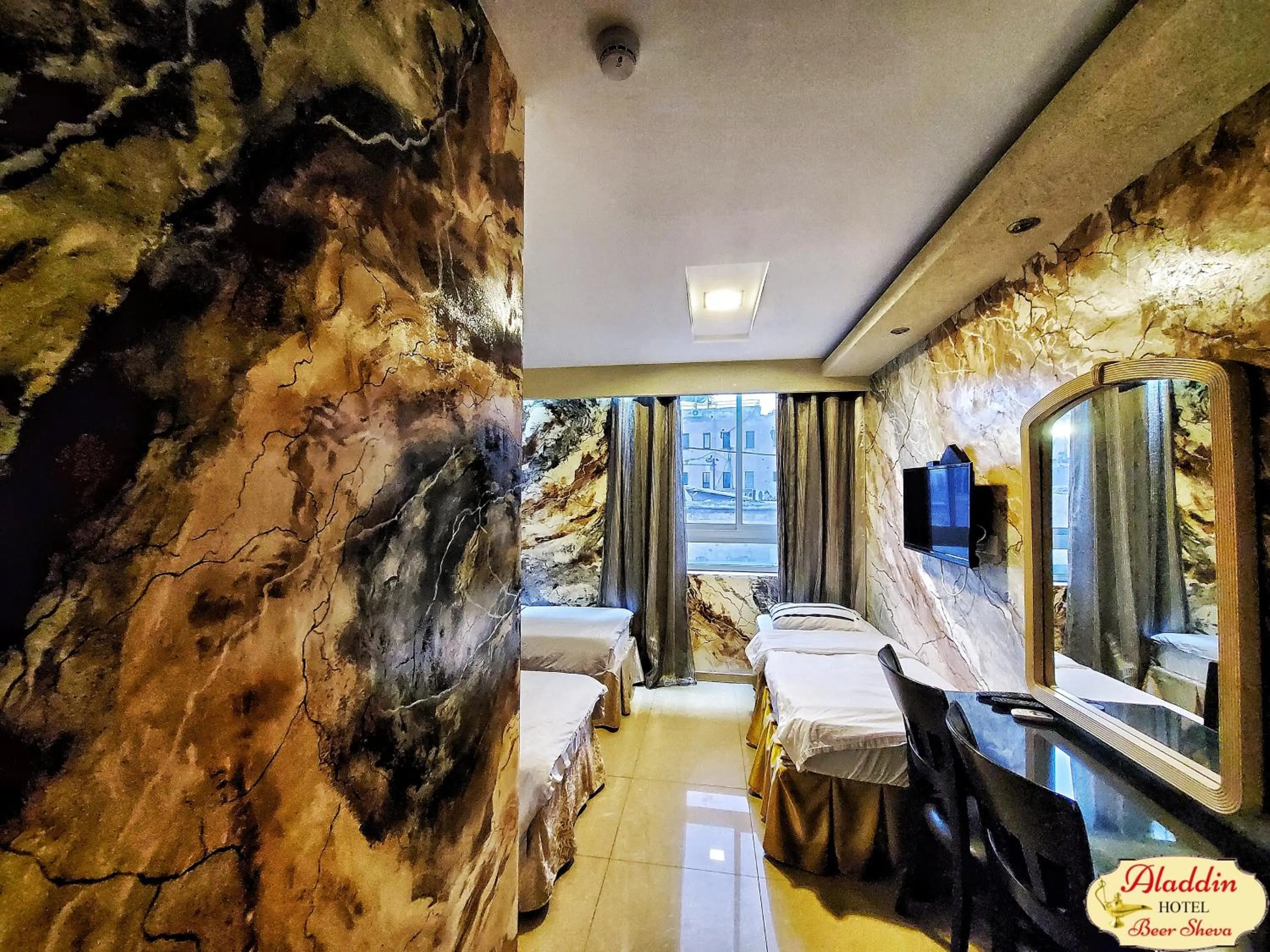 Bed in Aladdin Hotel Beer Sheva