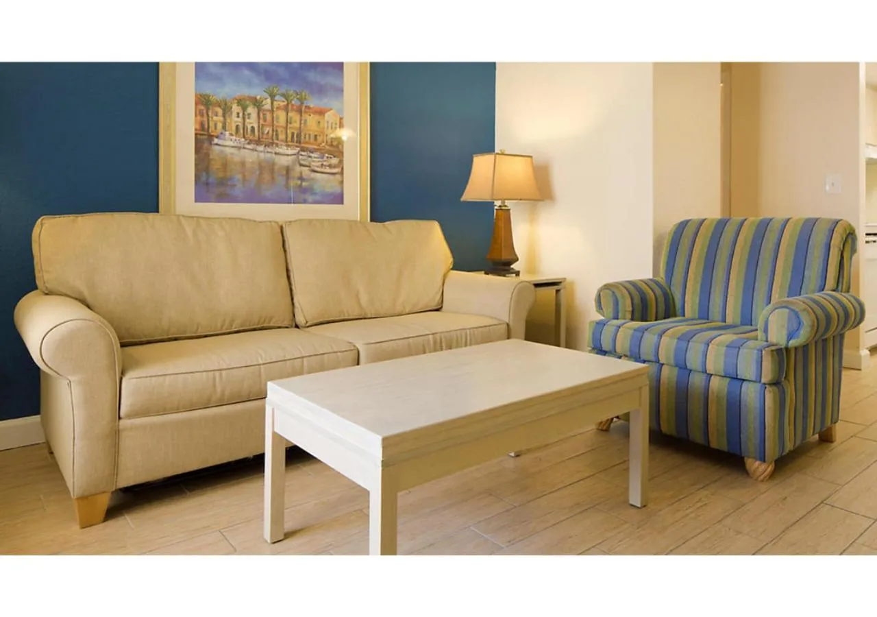 Living room in Dolphin Beach Club
