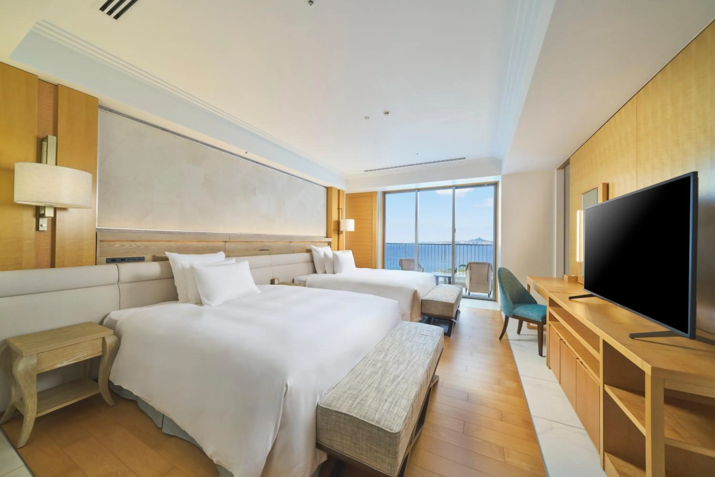 Photo of the whole room, Bed in The Orion Hotel Motobu Resort & Spa