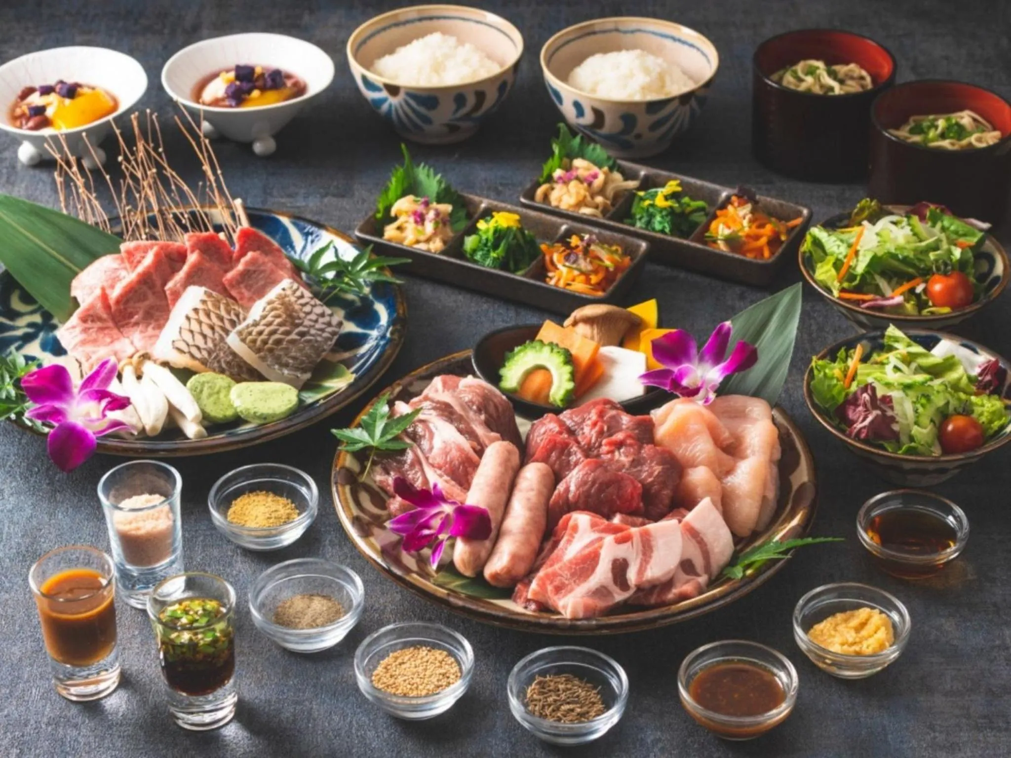 Dinner in The Orion Hotel Motobu Resort & Spa