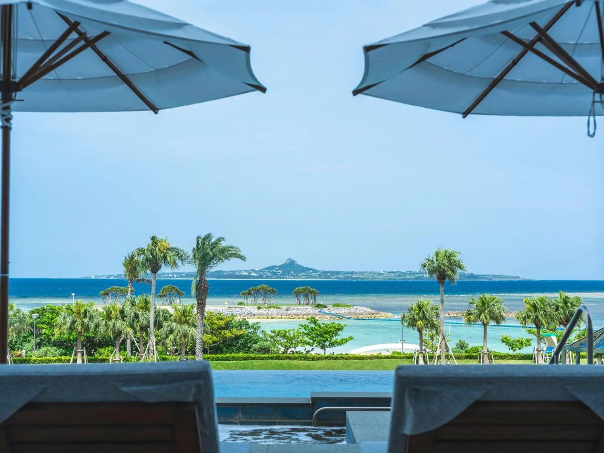 Pool view in The Orion Hotel Motobu Resort & Spa
