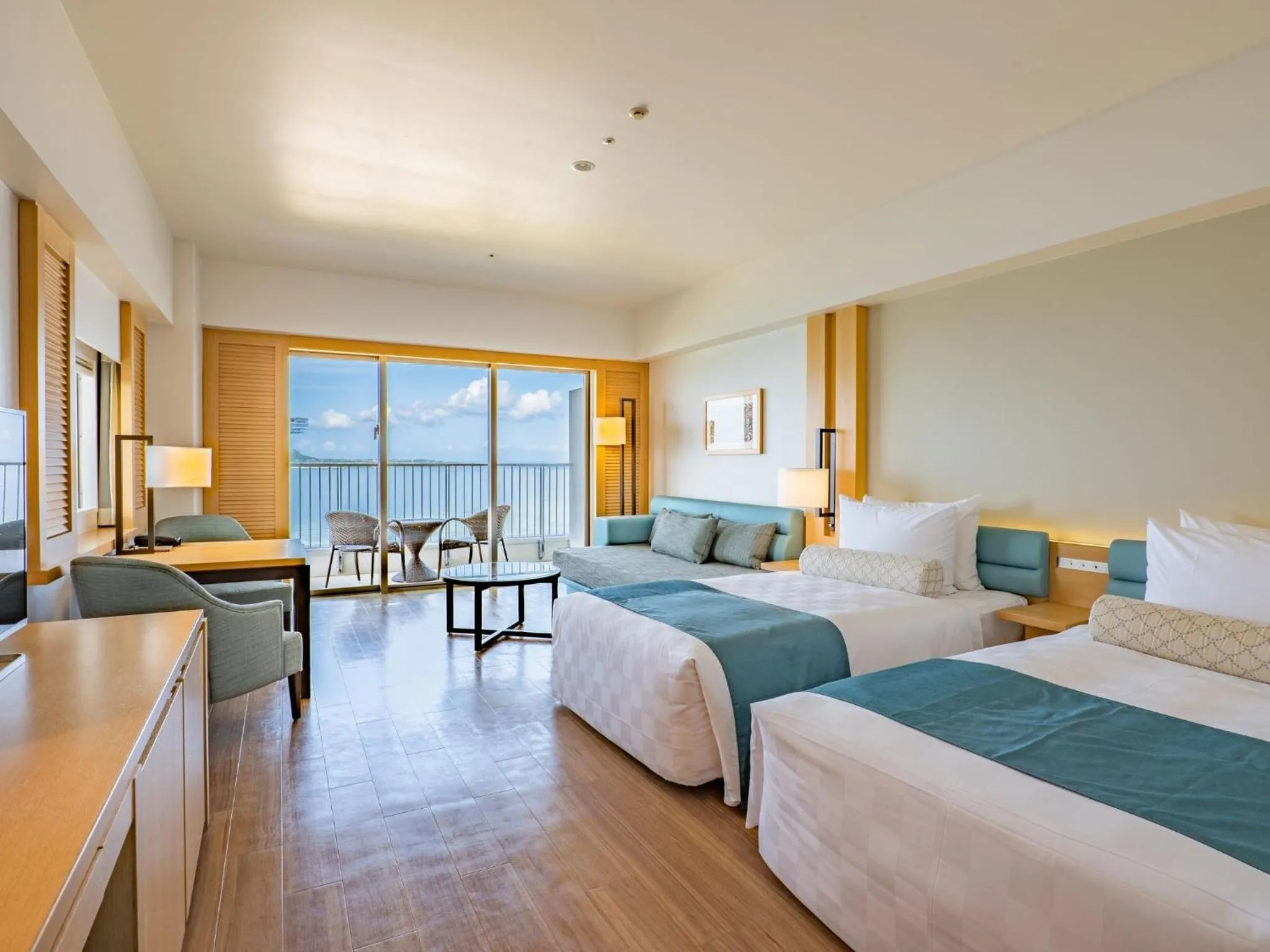 Photo of the whole room, Bed in The Orion Hotel Motobu Resort & Spa