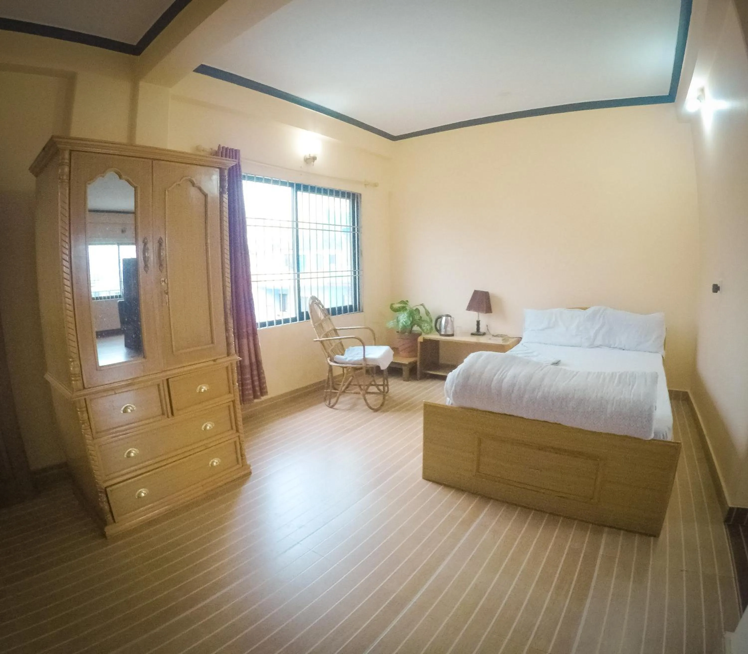 Bedroom, Bed in Hotel Mountain View - Lakeside Pokhara