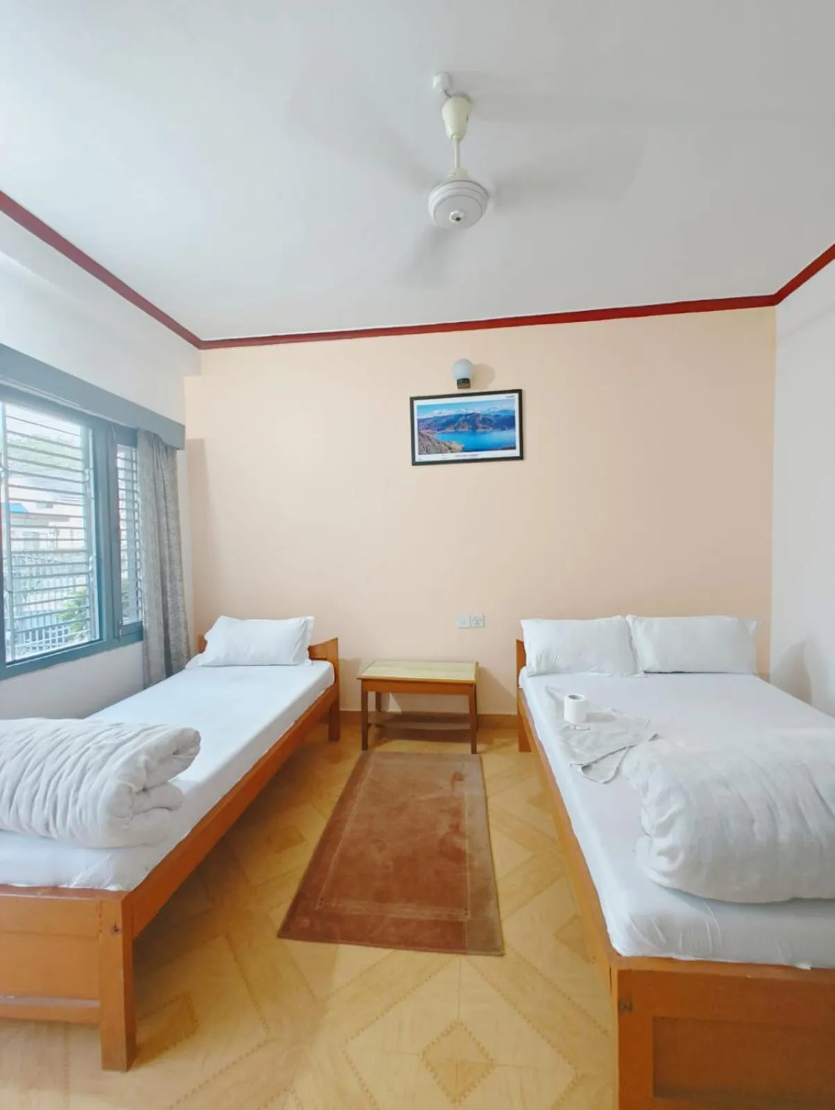 Bedroom, Bed in Hotel Mountain View - Lakeside Pokhara