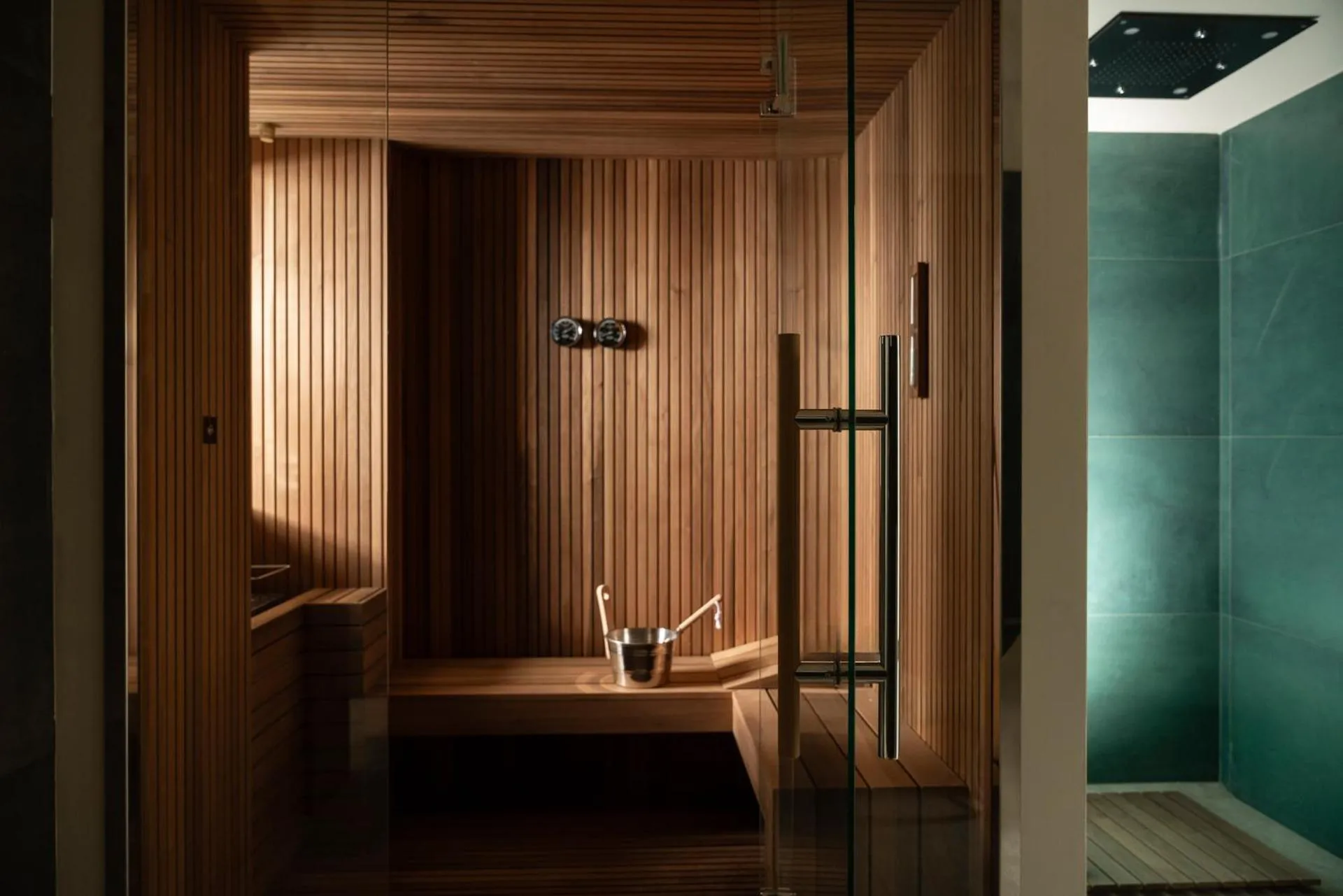 Sauna in Hotel Parma e Oriente Wellness & Spa
