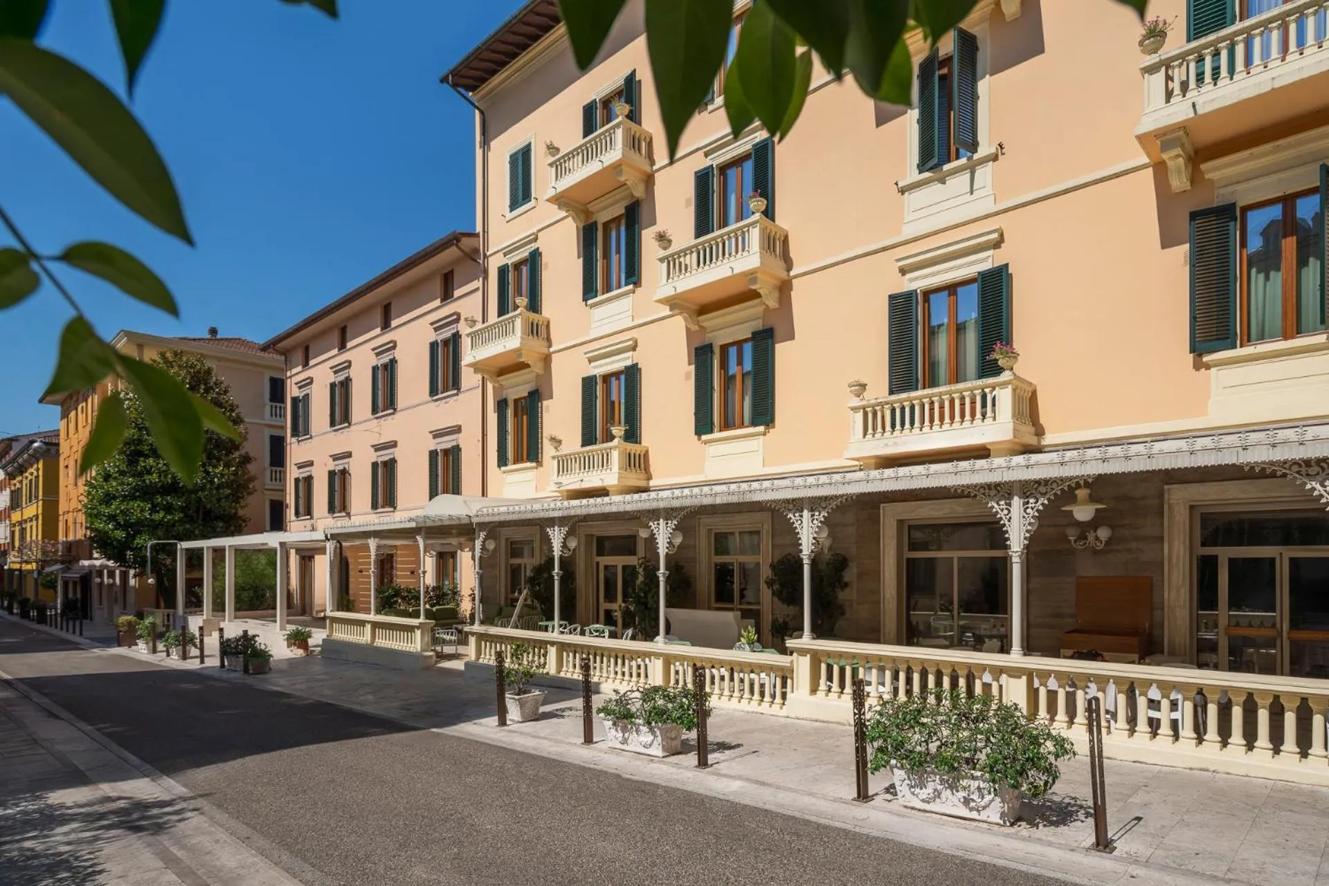 Property building in Hotel Parma e Oriente Wellness & Spa