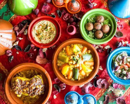 Food and drinks in Vibe Surf Morocco