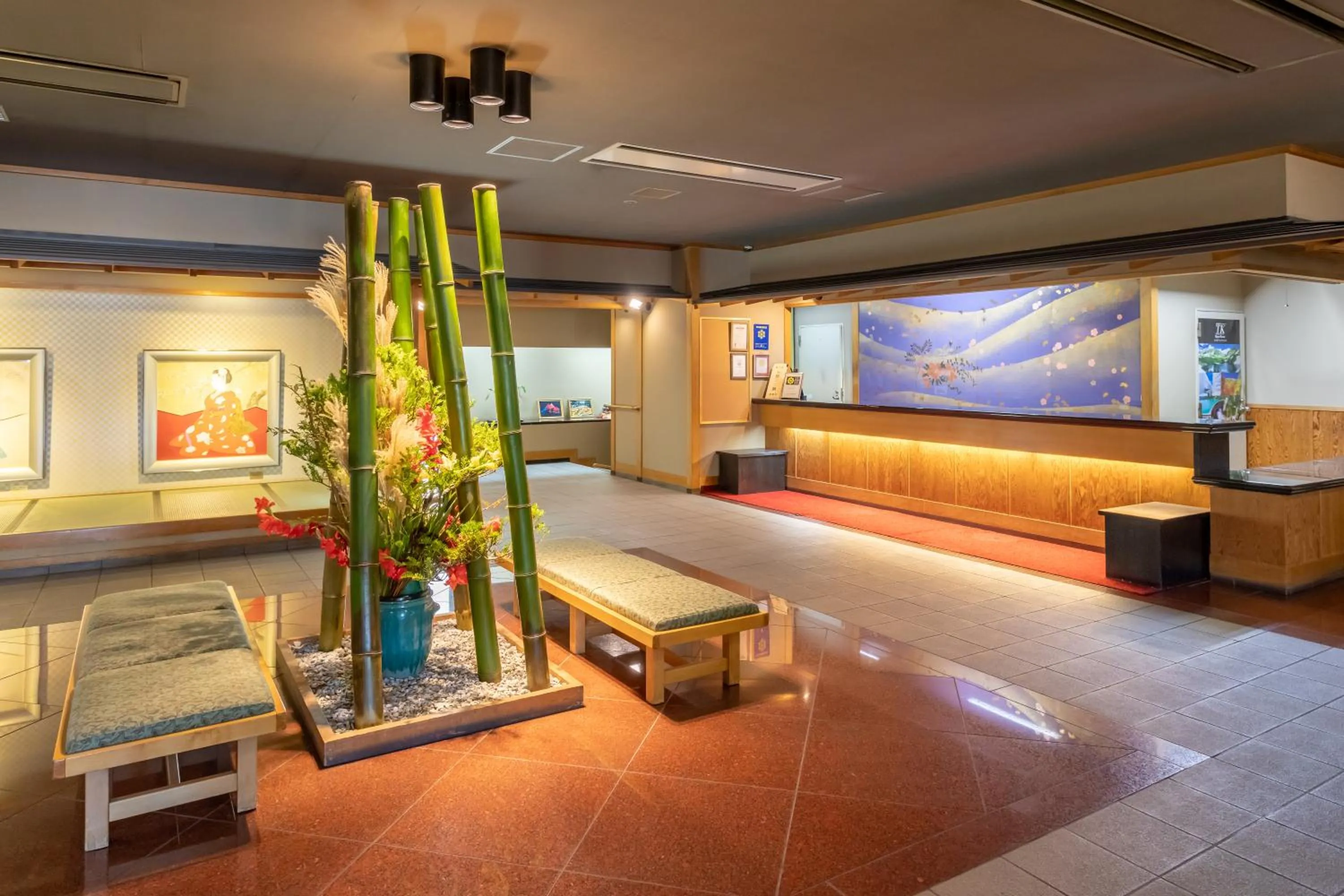Lobby or reception in Hotel Keisui