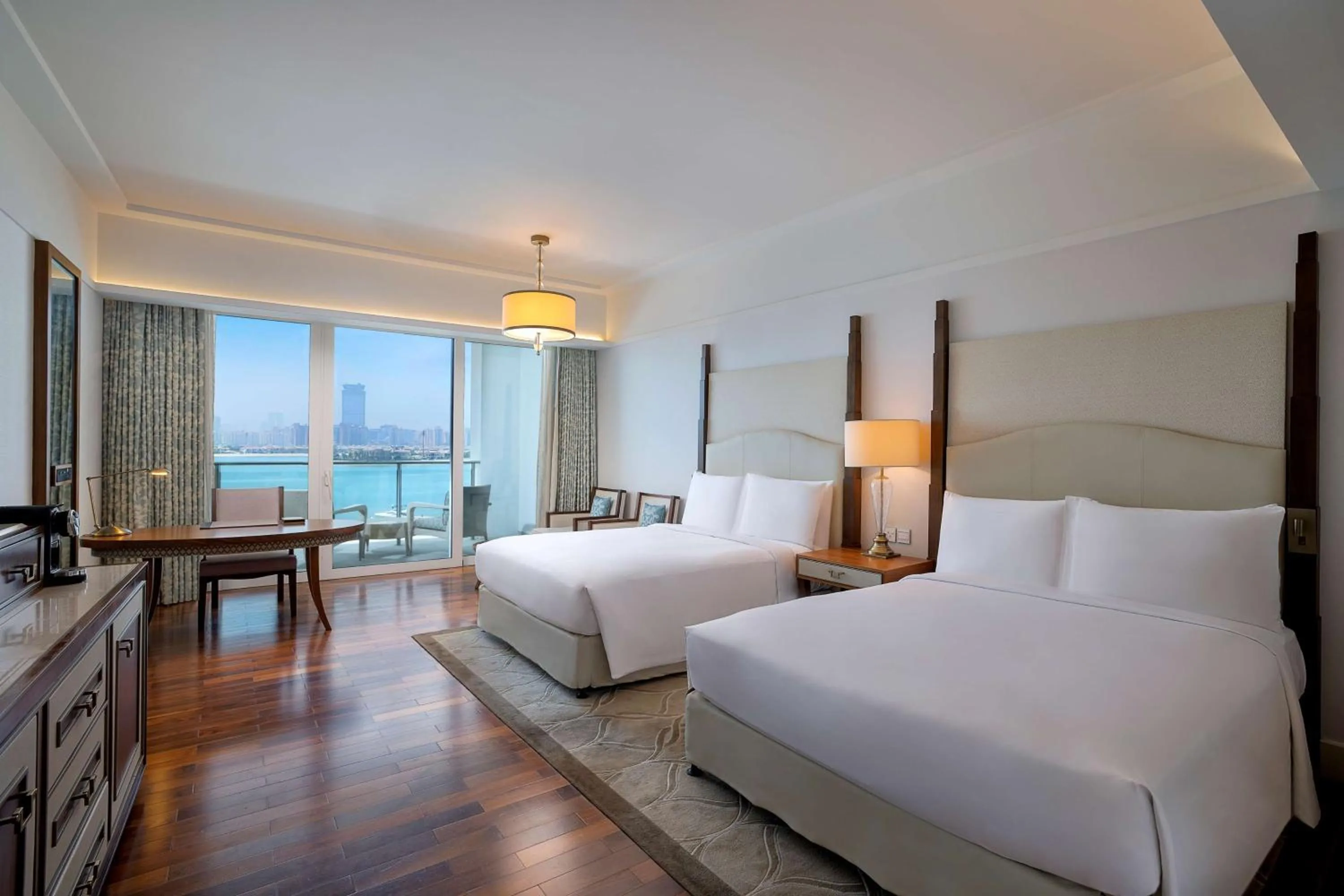 Bedroom, Bed in Waldorf Astoria Dubai Palm Jumeirah