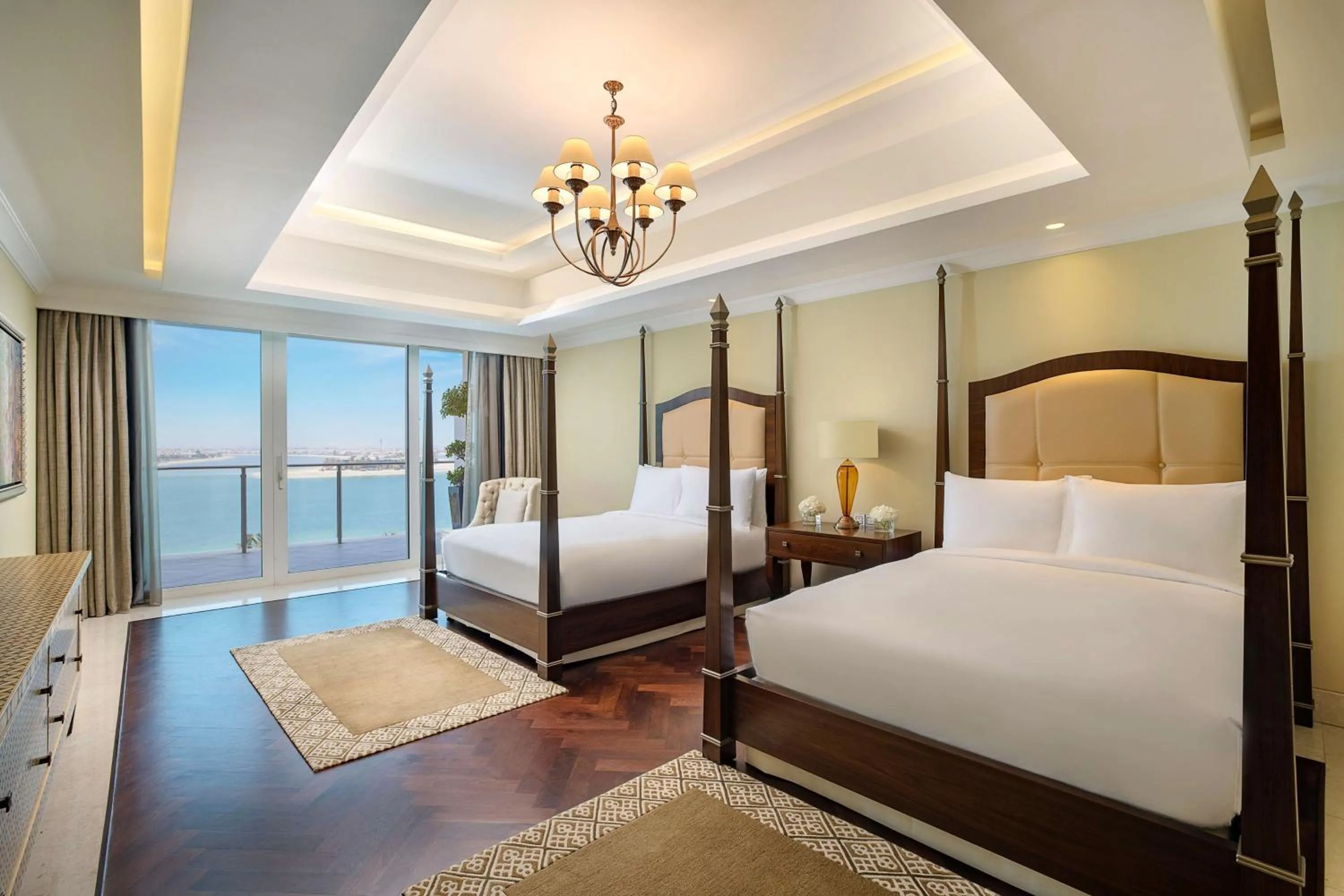Bed in Waldorf Astoria Dubai Palm Jumeirah