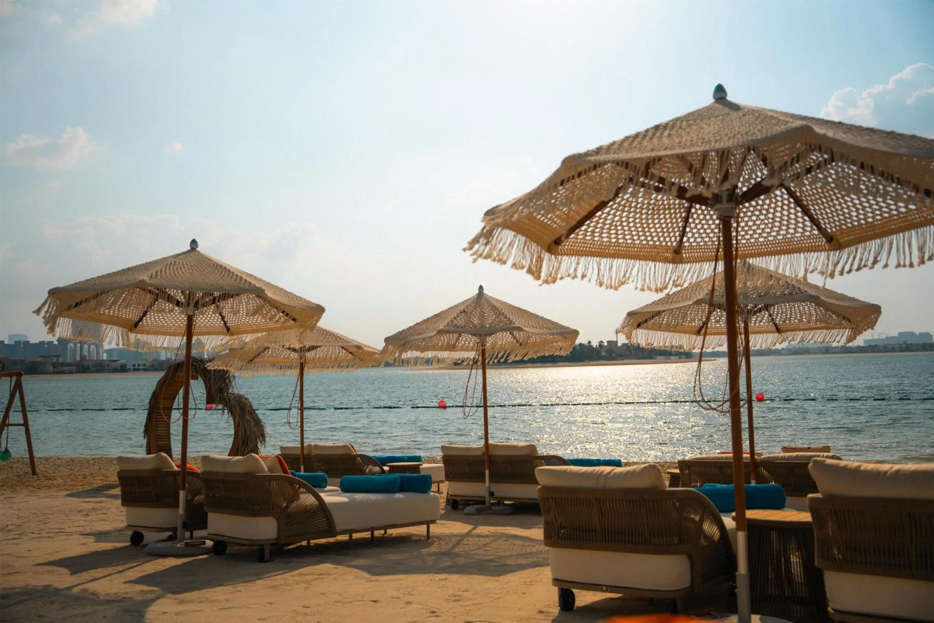 Beach in Waldorf Astoria Dubai Palm Jumeirah