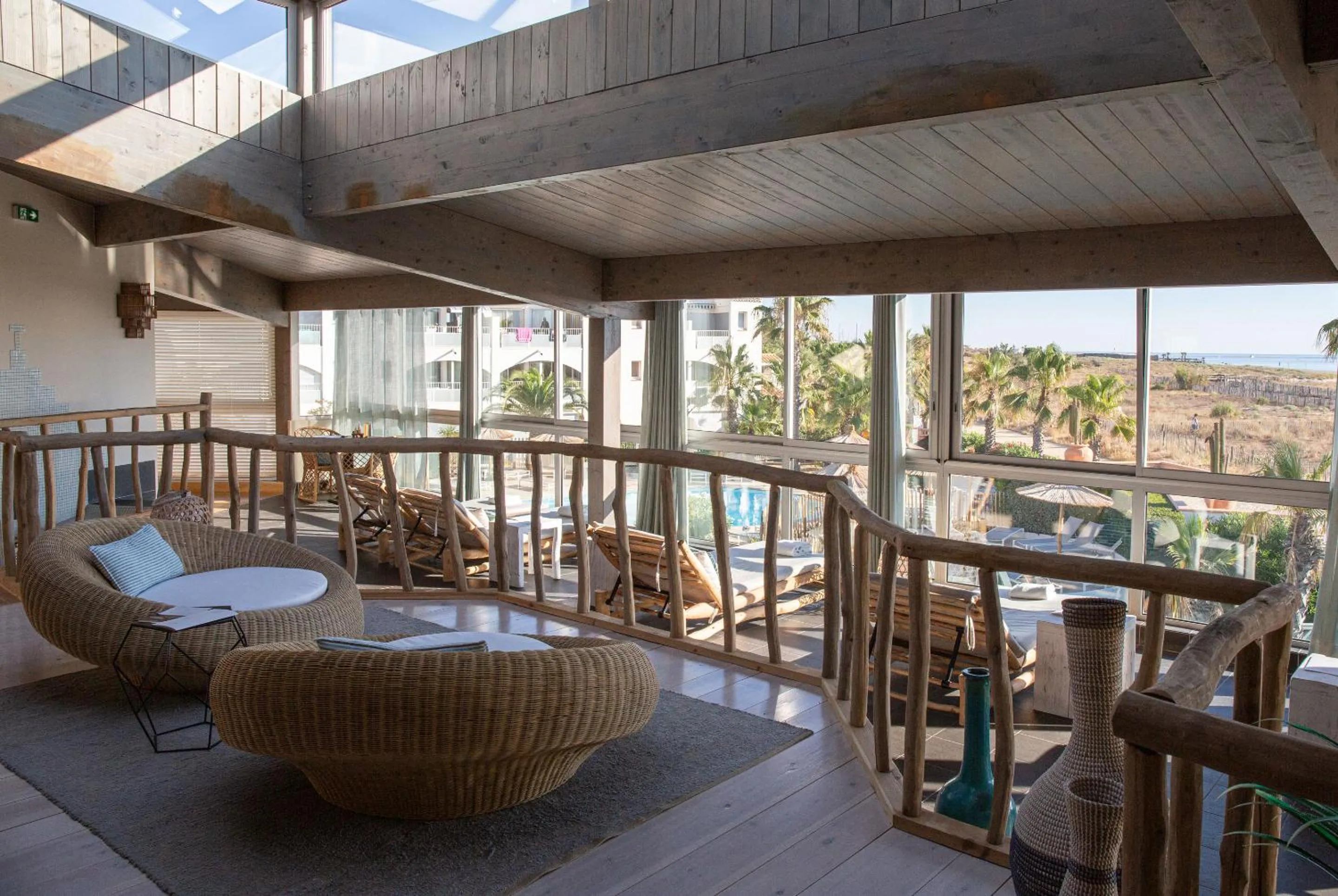 Patio in Résidence Pierre & Vacances Les Bulles de Mer