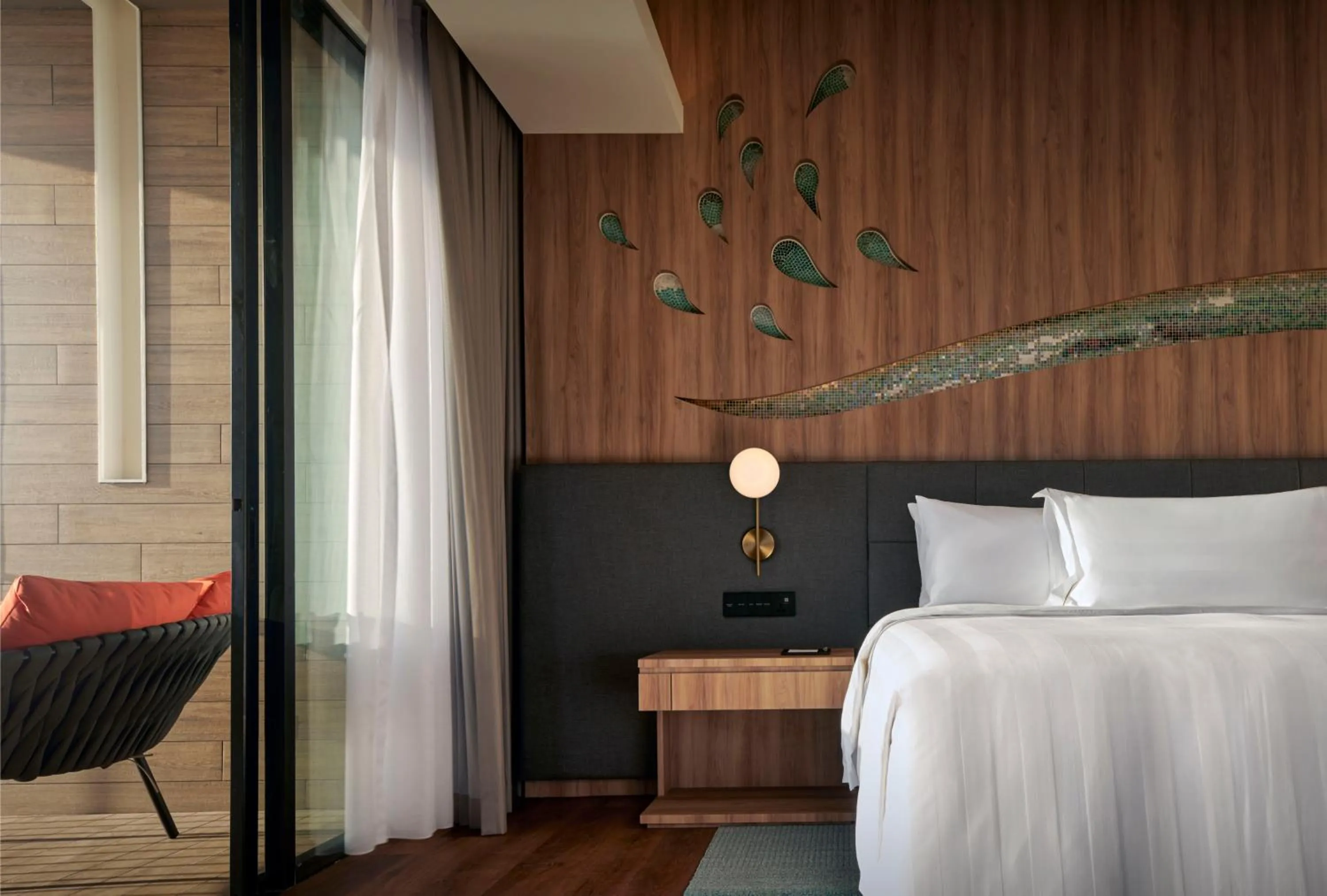 Bed in PARKROYAL Langkawi Resort