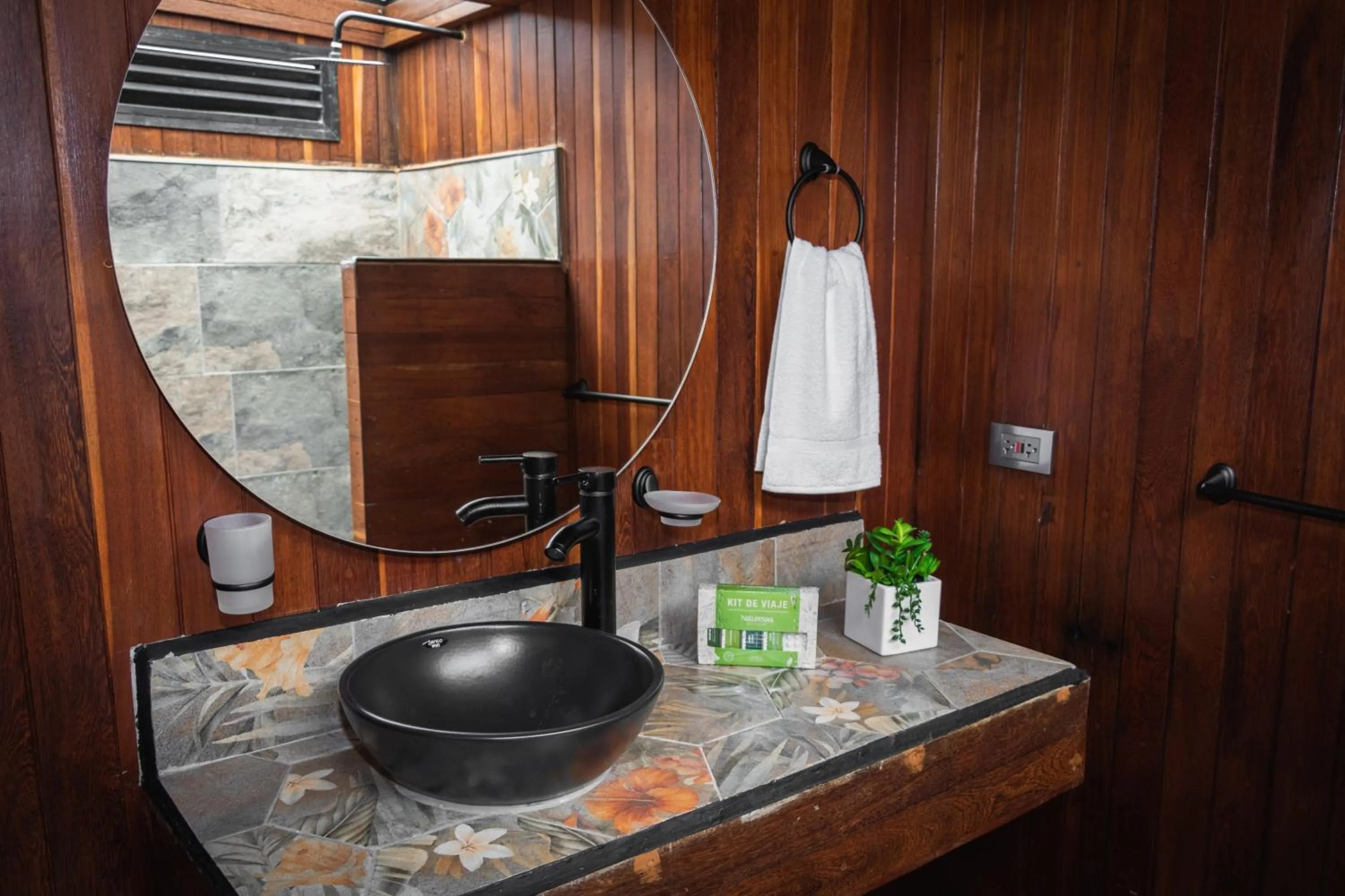 Bathroom in Glamping The Mountain