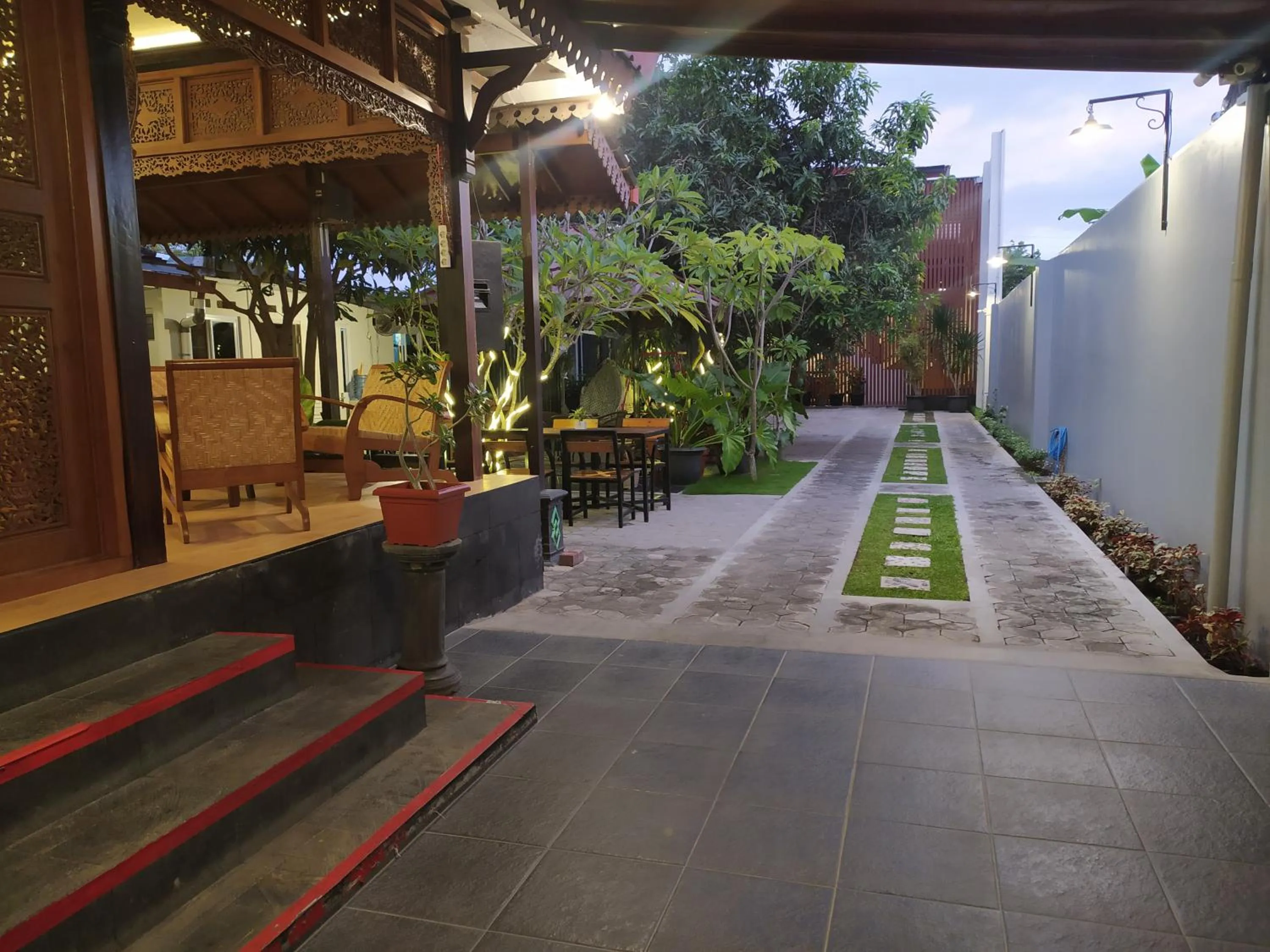 Patio in Omah Nayan Guesthouse