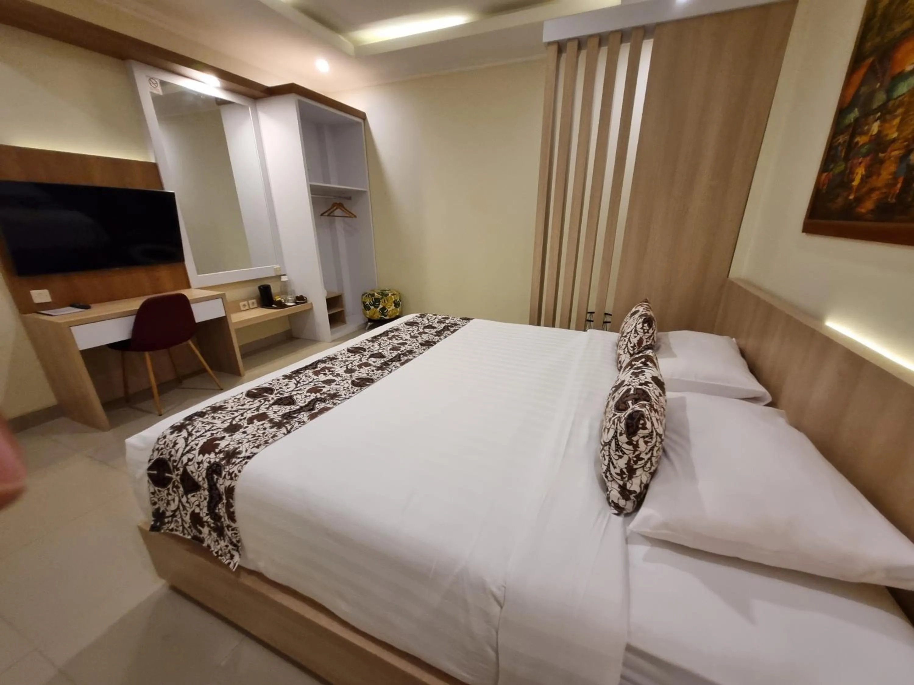 Bedroom, Bed in Omah Nayan Guesthouse