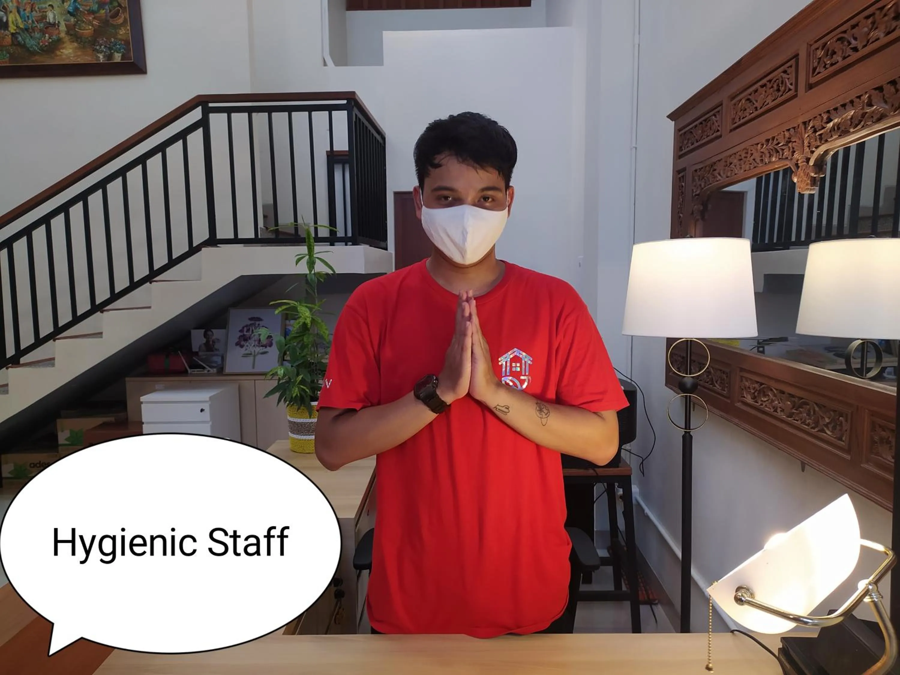 Staff in Omah Nayan Guesthouse