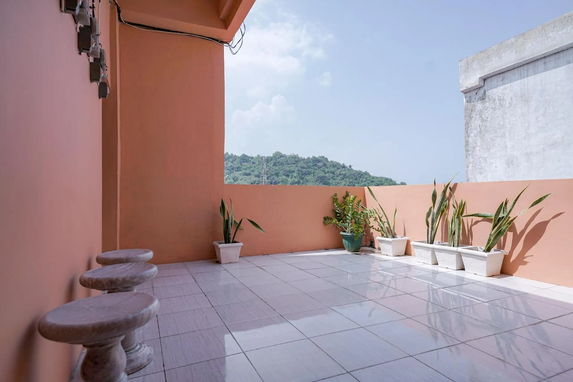 Balcony/Terrace in Urbanview Hotel Gatot Subroto Lampung by RedDoorz