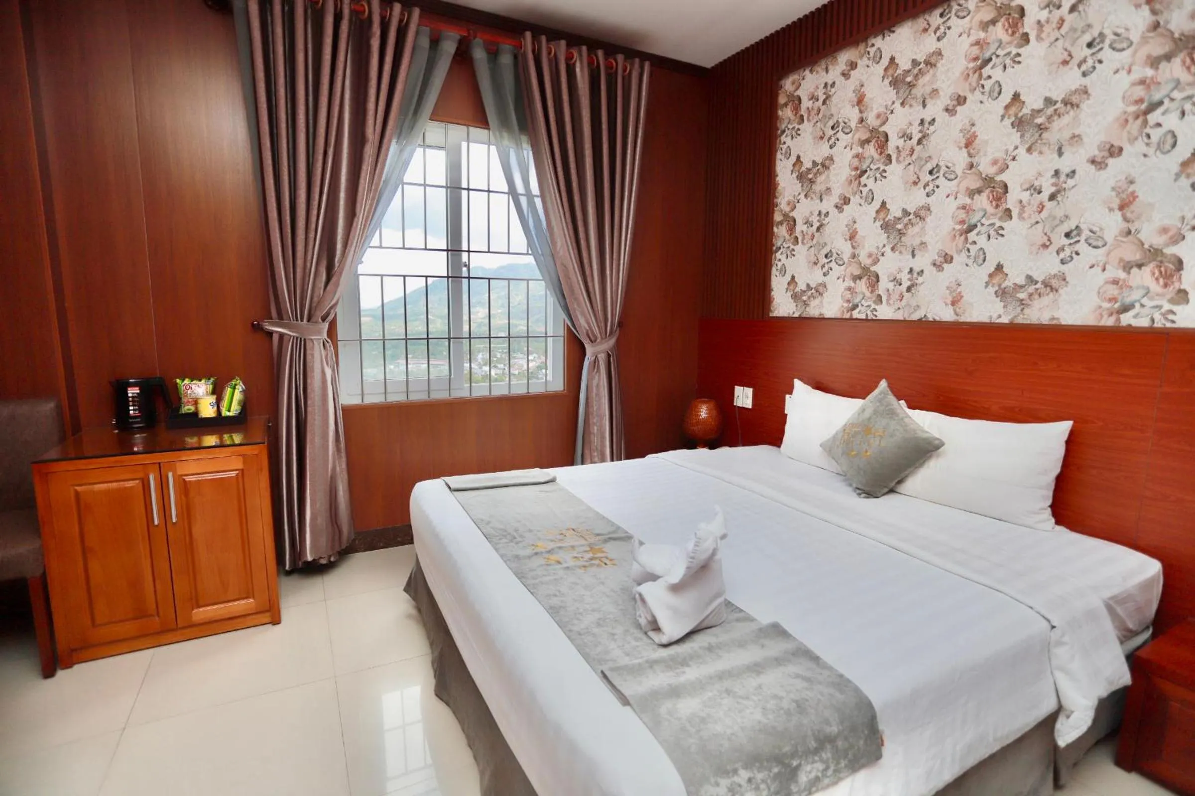 Bed in Lien Do Star Hotel