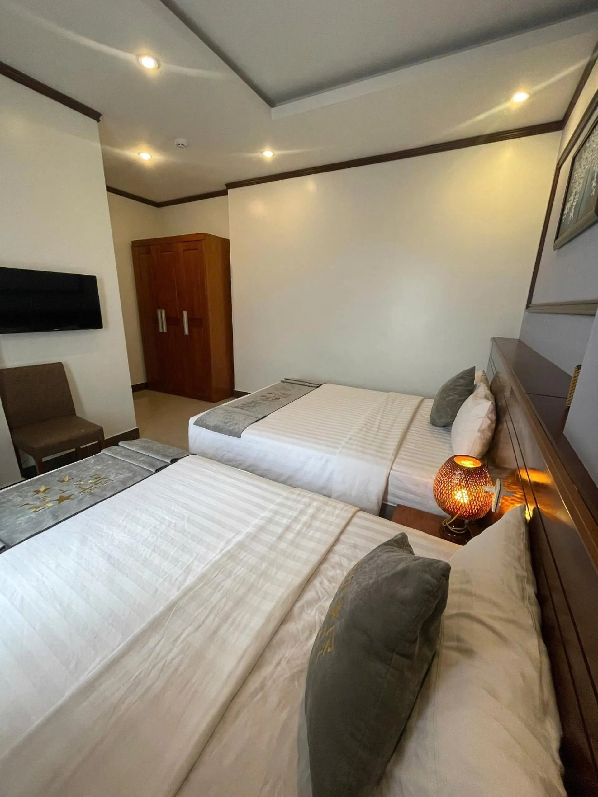 Bed in Lien Do Star Hotel