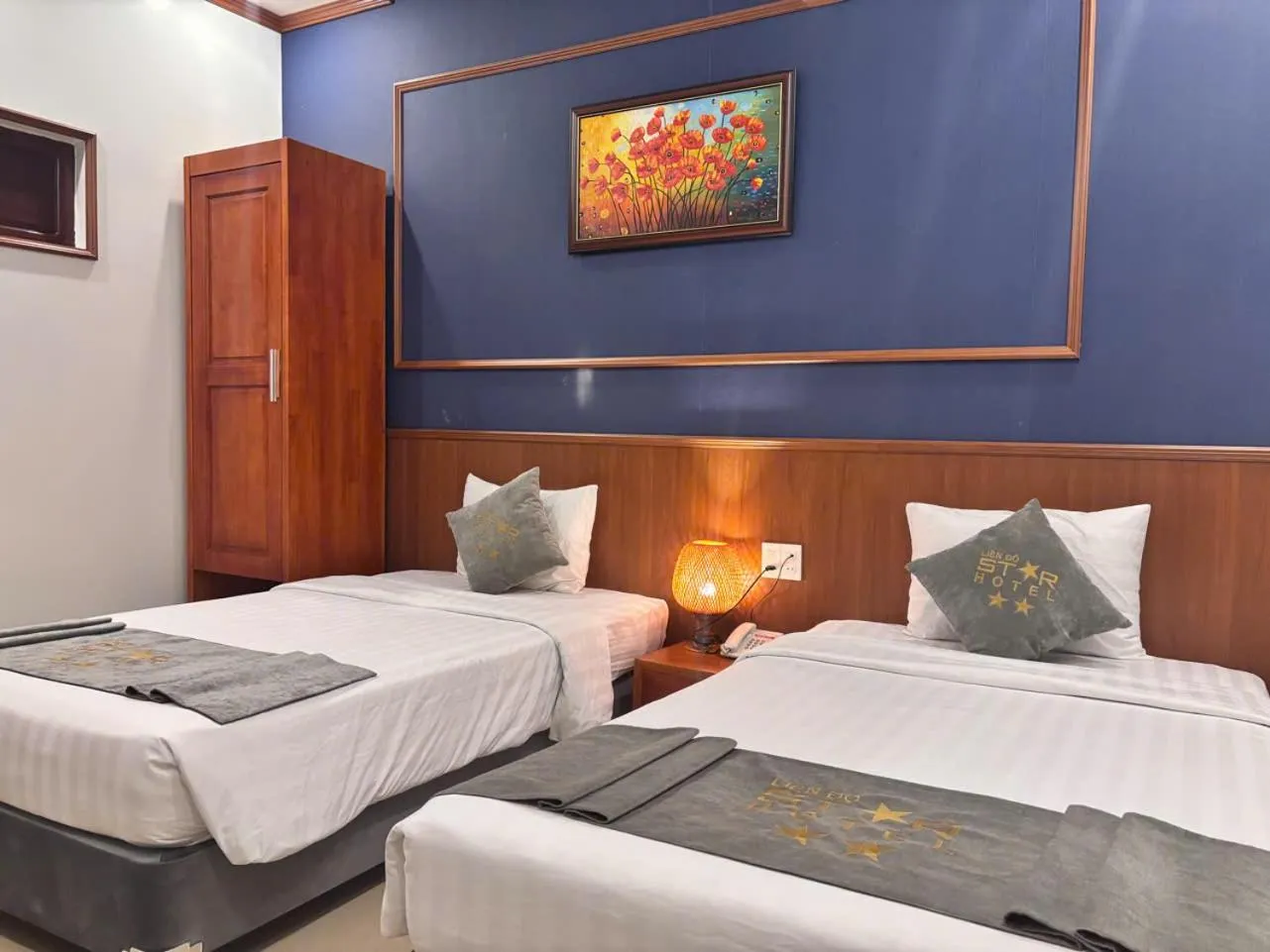 Bed in Lien Do Star Hotel