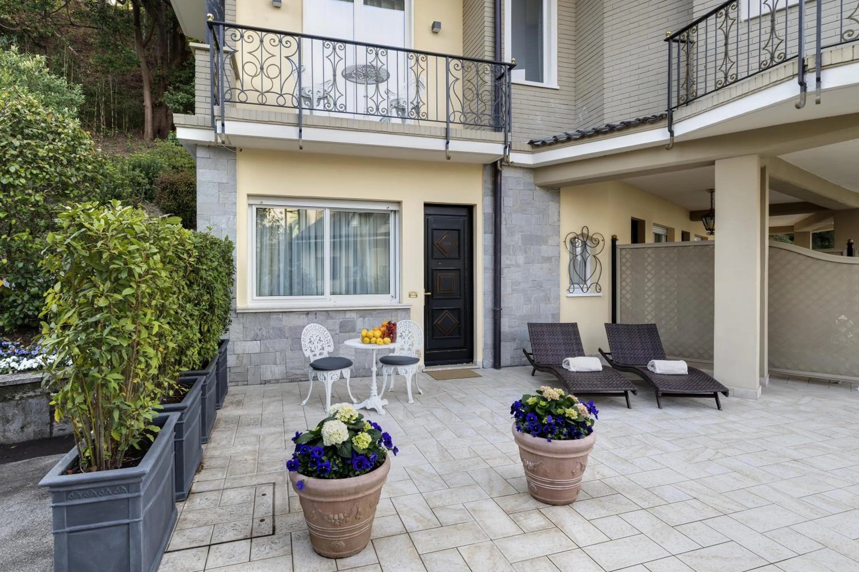 Patio in Villa e Palazzo Aminta - A Leading Hotel of The World