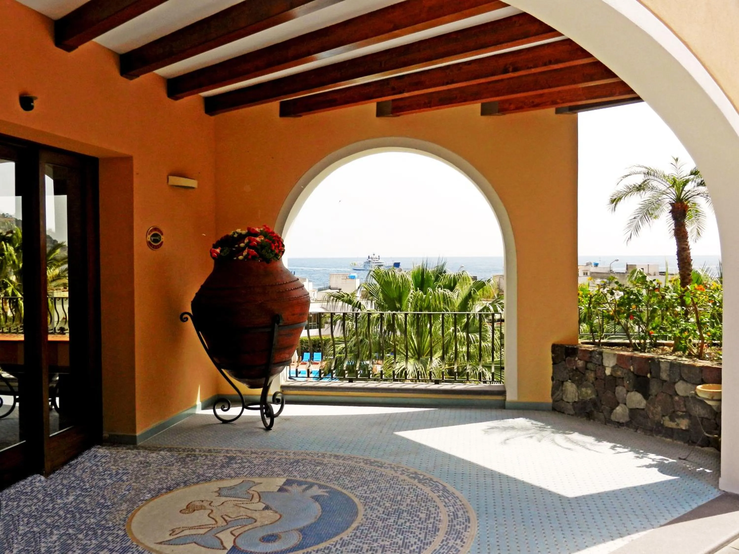 Balcony/Terrace in Hotel Aktea