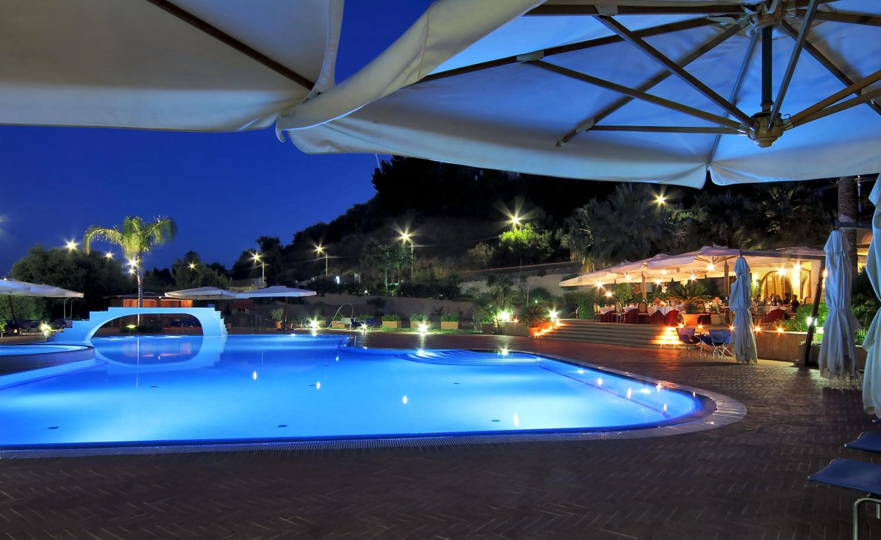Swimming pool in Hotel Aktea
