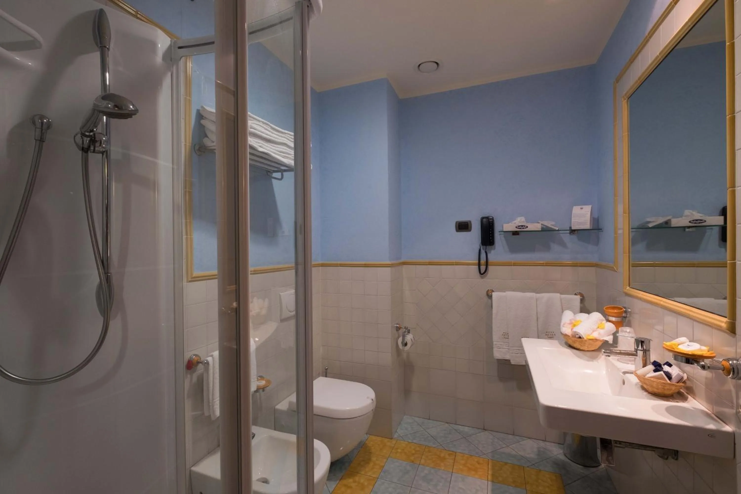 Shower in Hotel Aktea